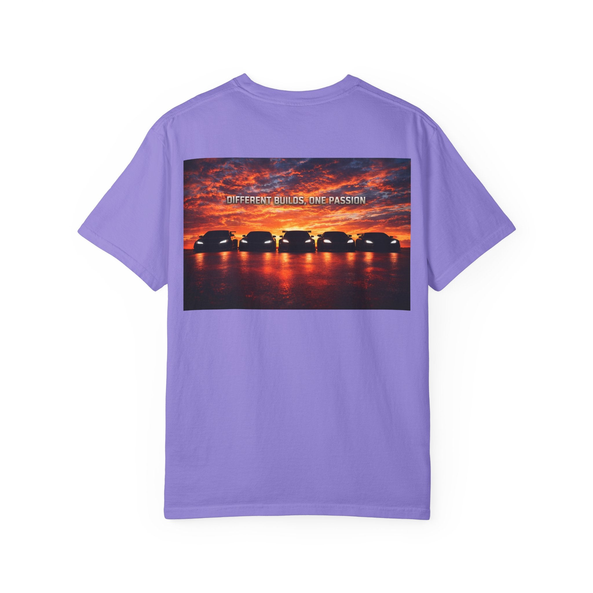 Car Enthusiast T-Shirt — "Different Builds, One Passion" JDM Tuning Tee