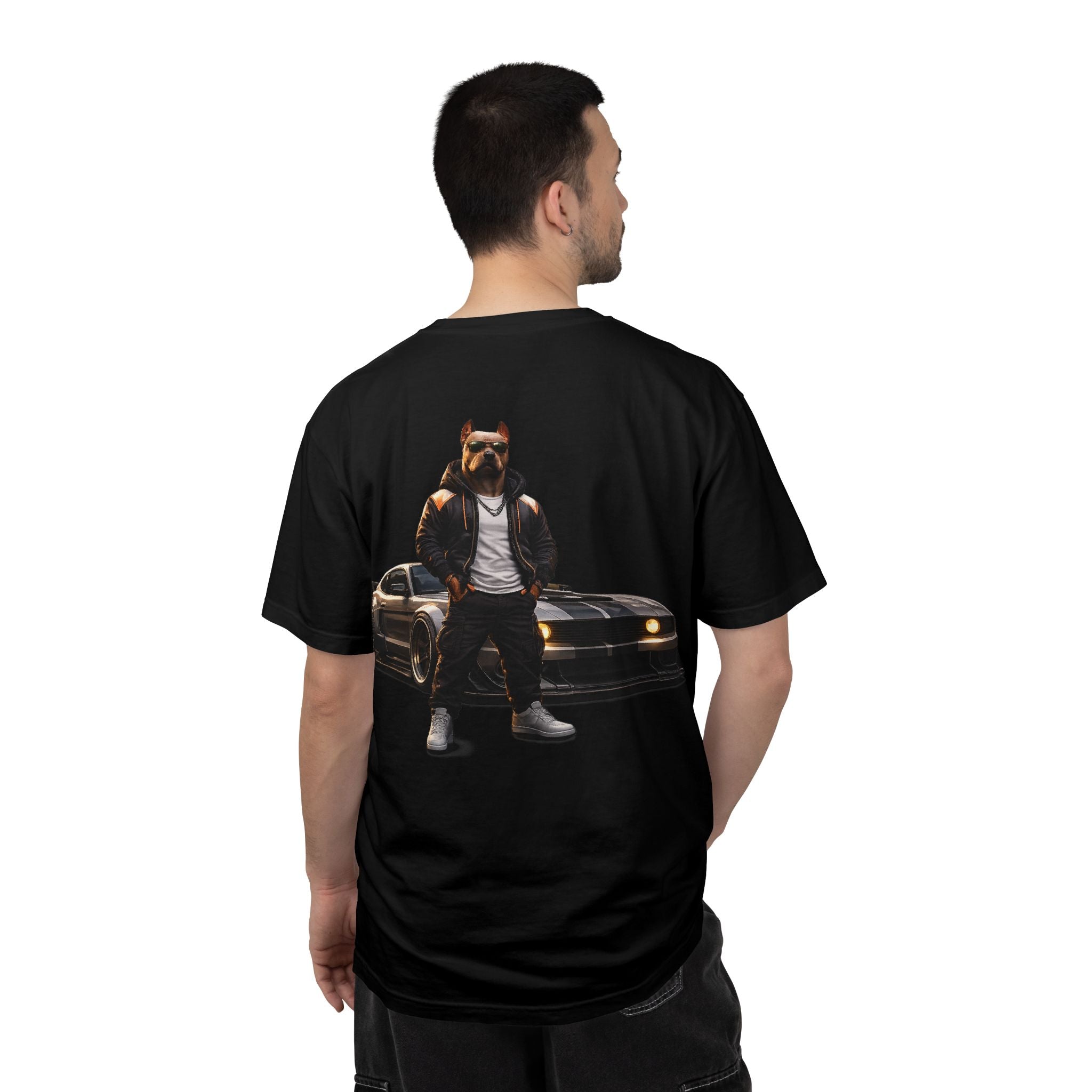 Cool Pitbull Streetwear Custom Widebody Car Streetwear T‑Shirt