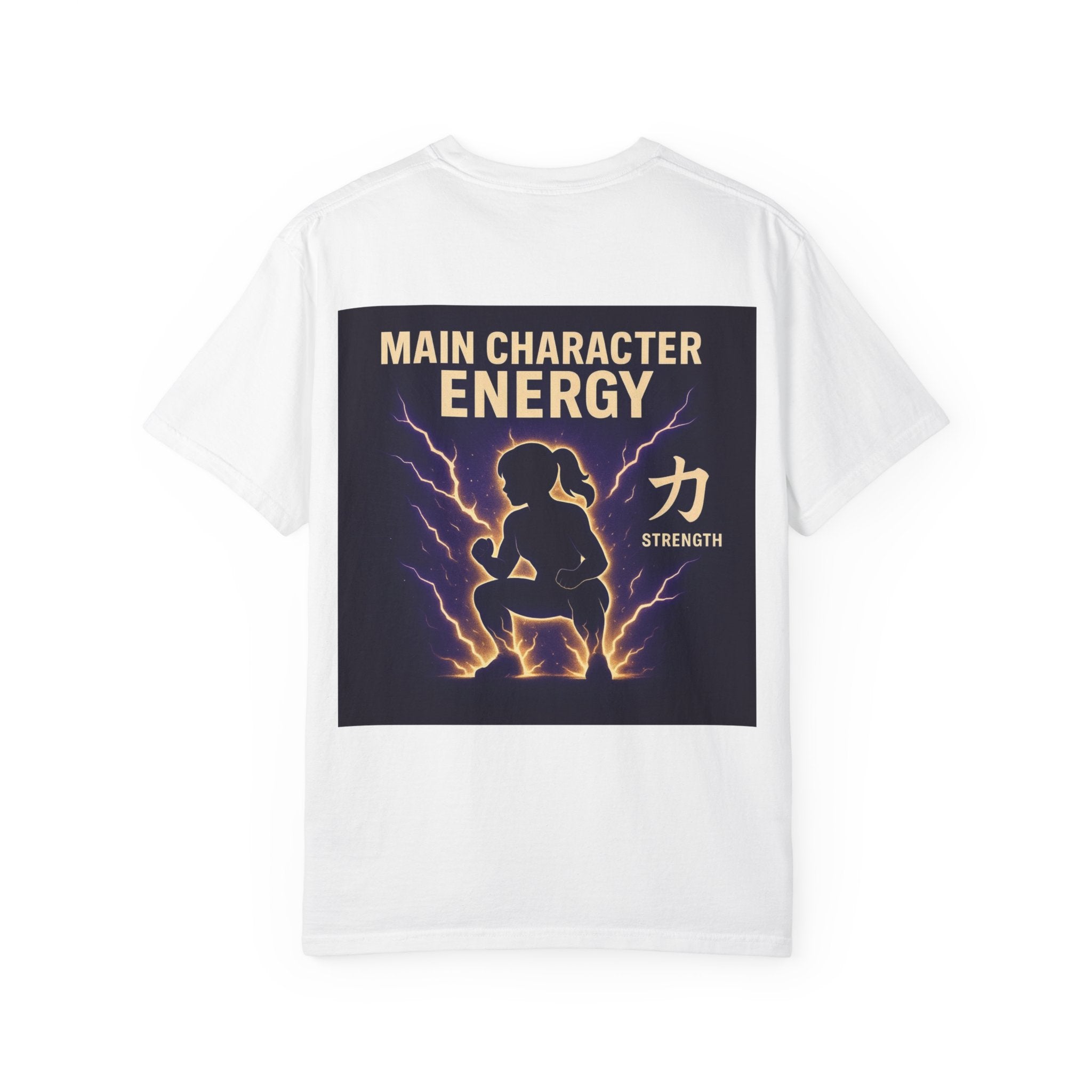 Main Character Energy Women’s Anime Gym T-Shirt — Strength (力)