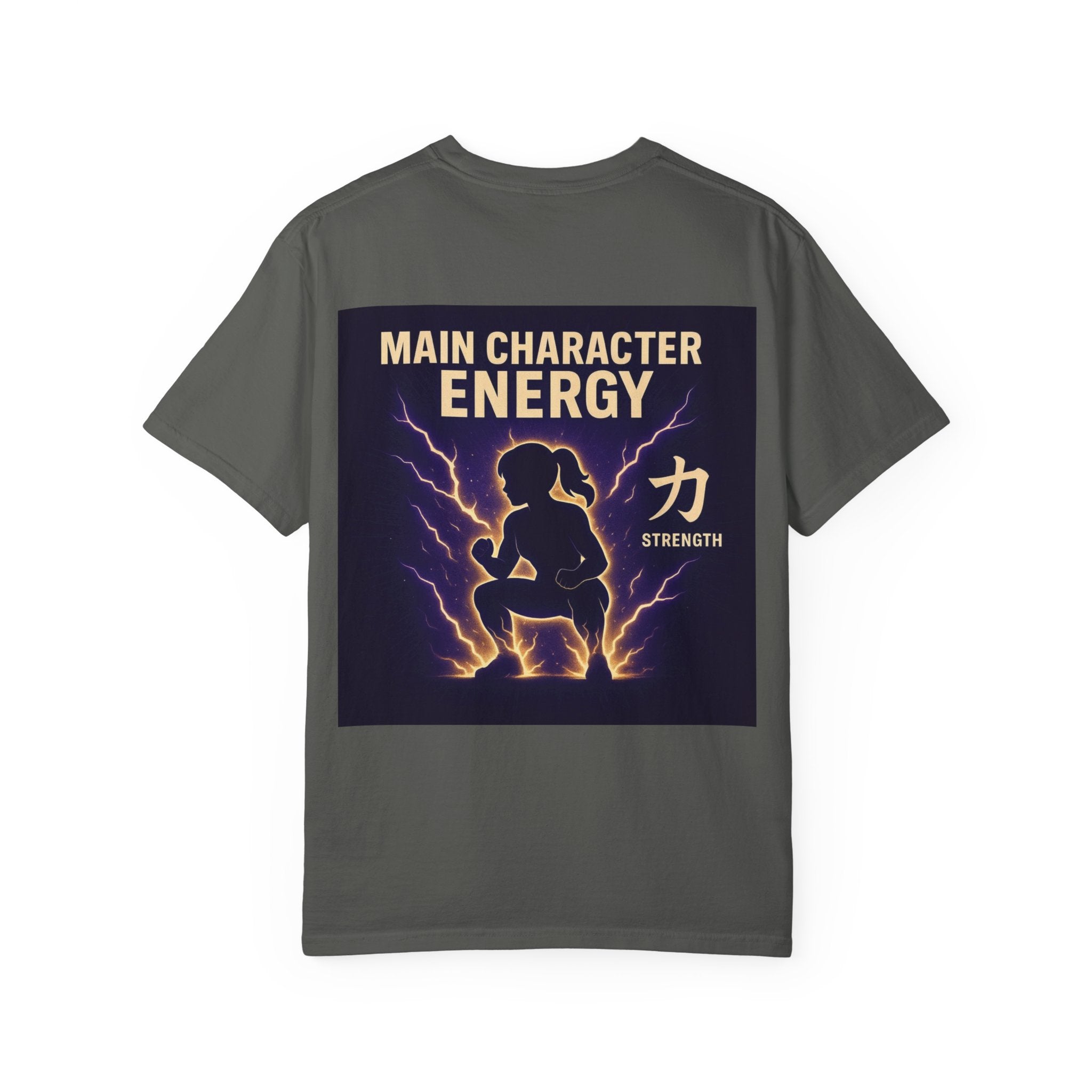 Main Character Energy Women’s Anime Gym T-Shirt — Strength (力)