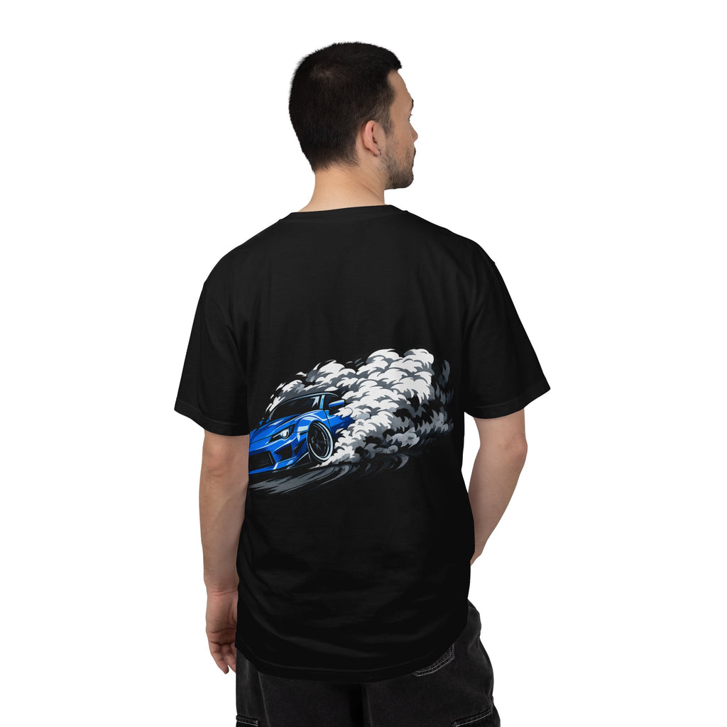 Blue Thunder Drift T-Shirt — Blue Drift Car Design