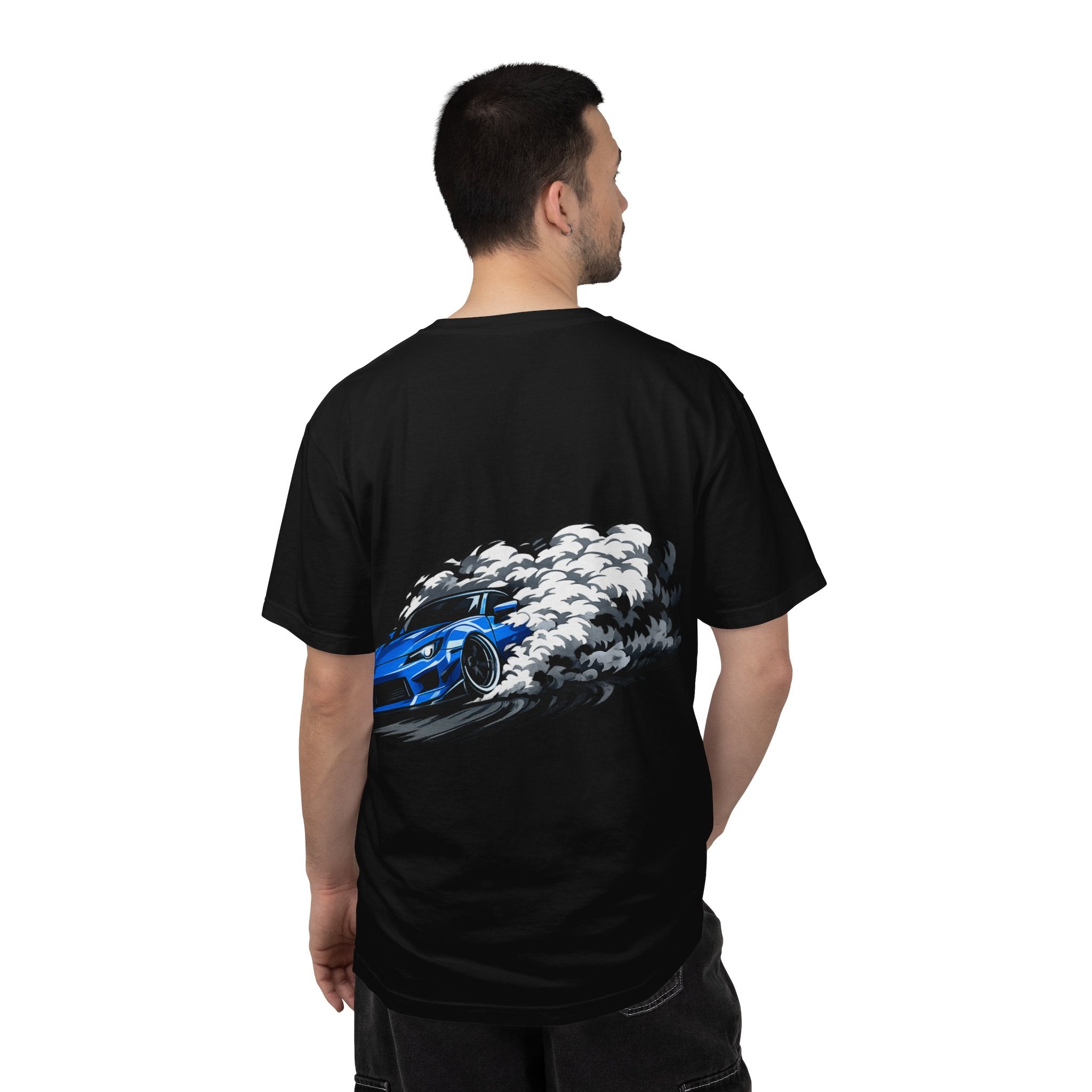 Blue Thunder Drift T-Shirt — Blue Drift Car Design