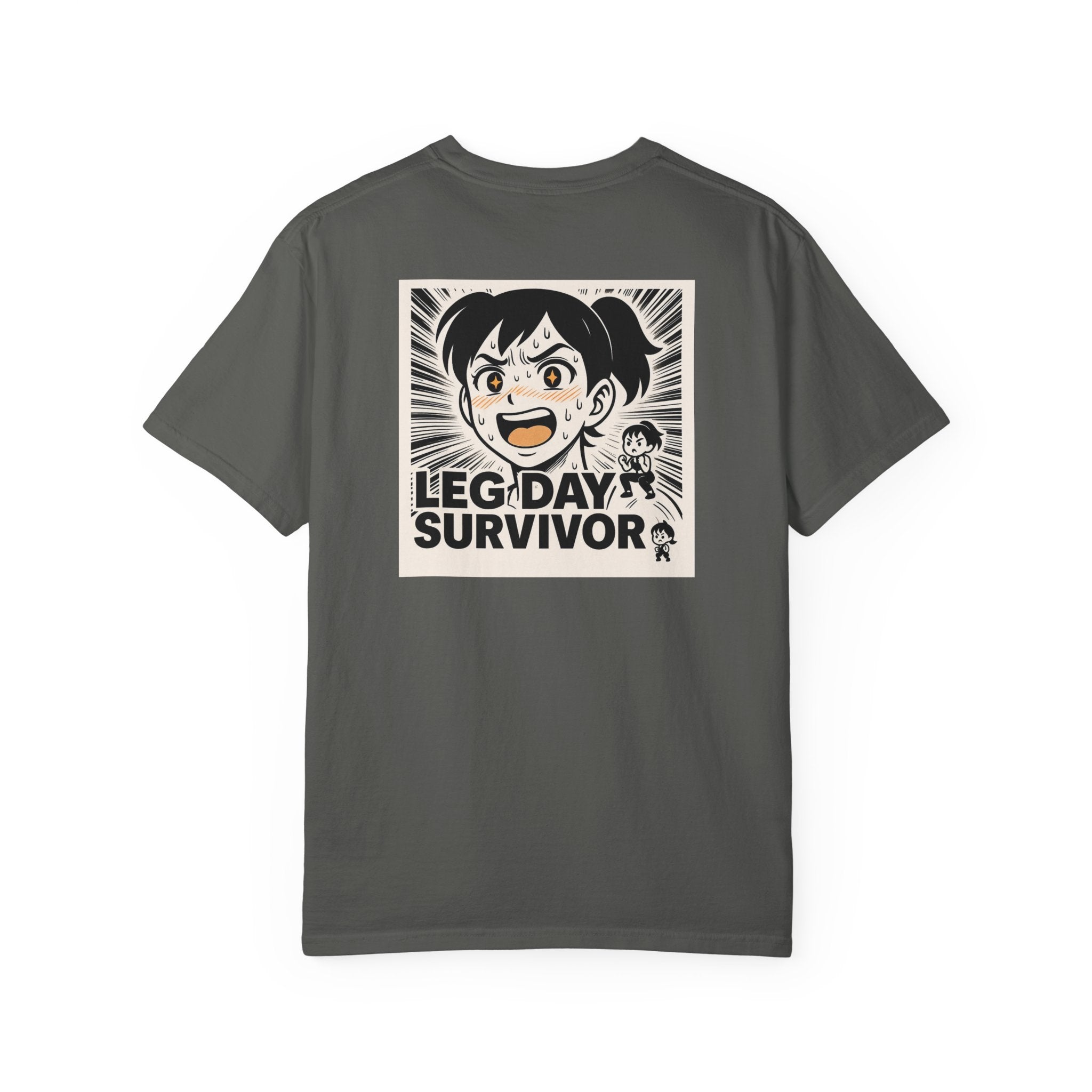 Leg Day Survivor Women’s Shirt - Funny Gym Workout Anime Fitness T-Shirt
