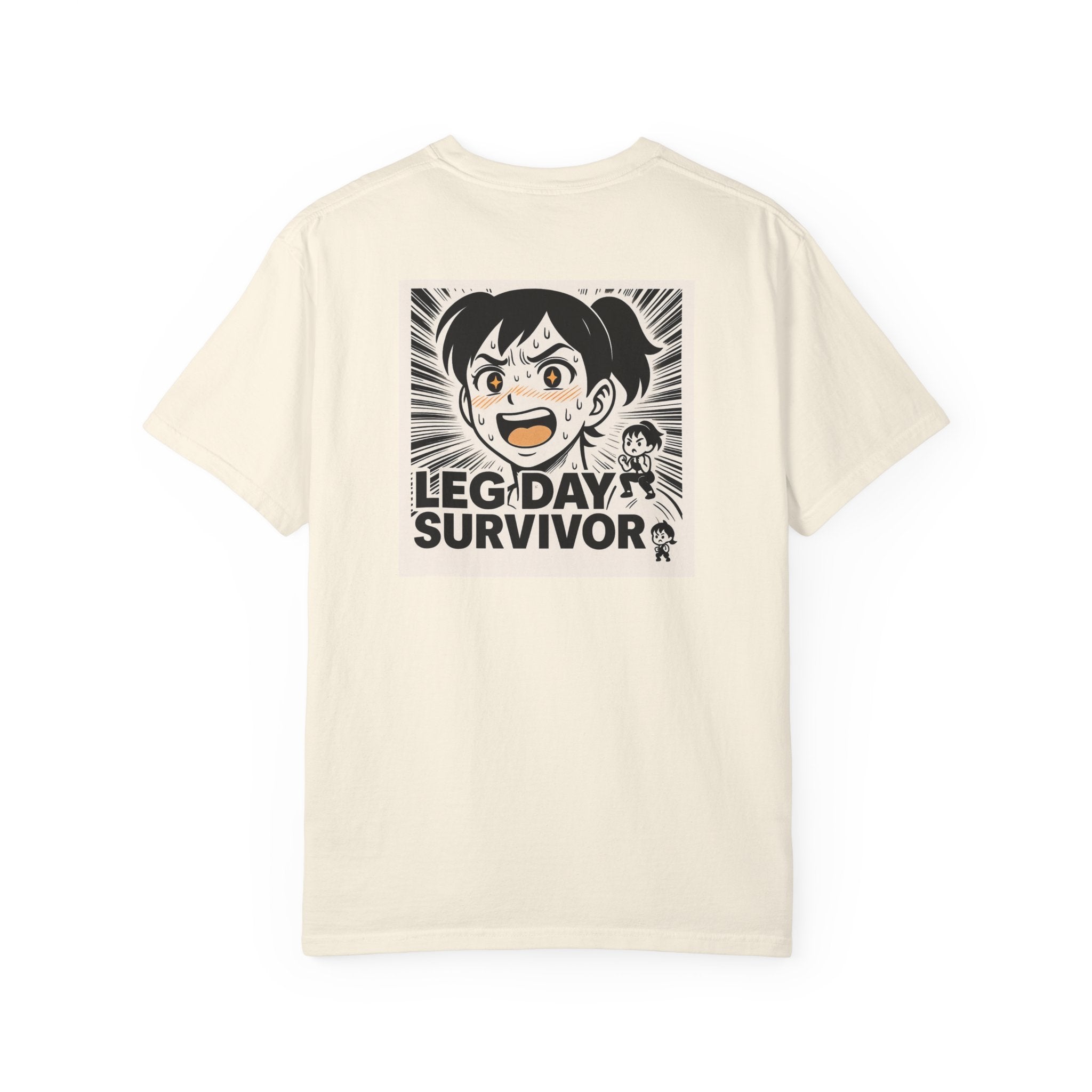Leg Day Survivor Women’s Shirt - Funny Gym Workout Anime Fitness T-Shirt