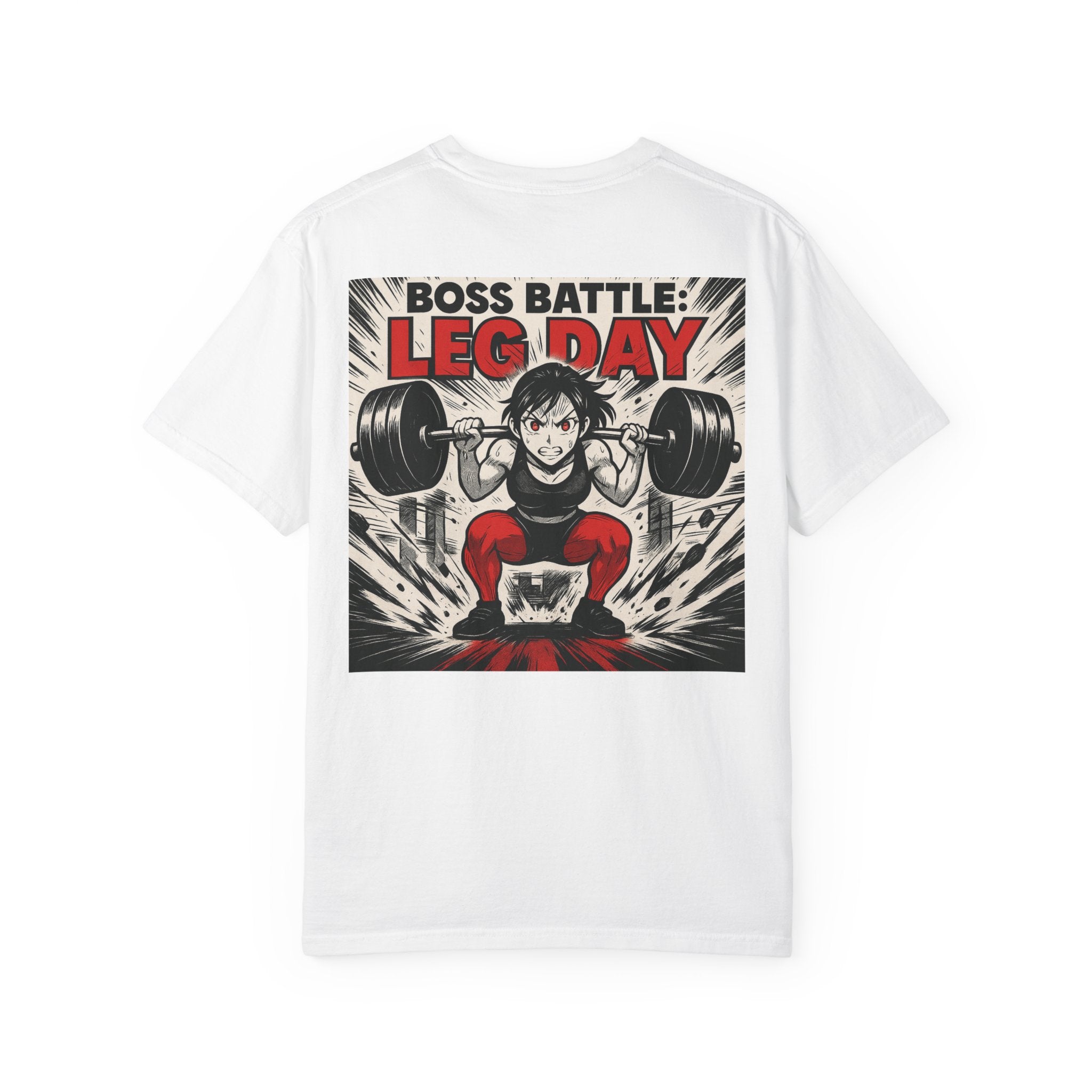Boss Battle: Leg Day — Anime Female Gym T-Shirt