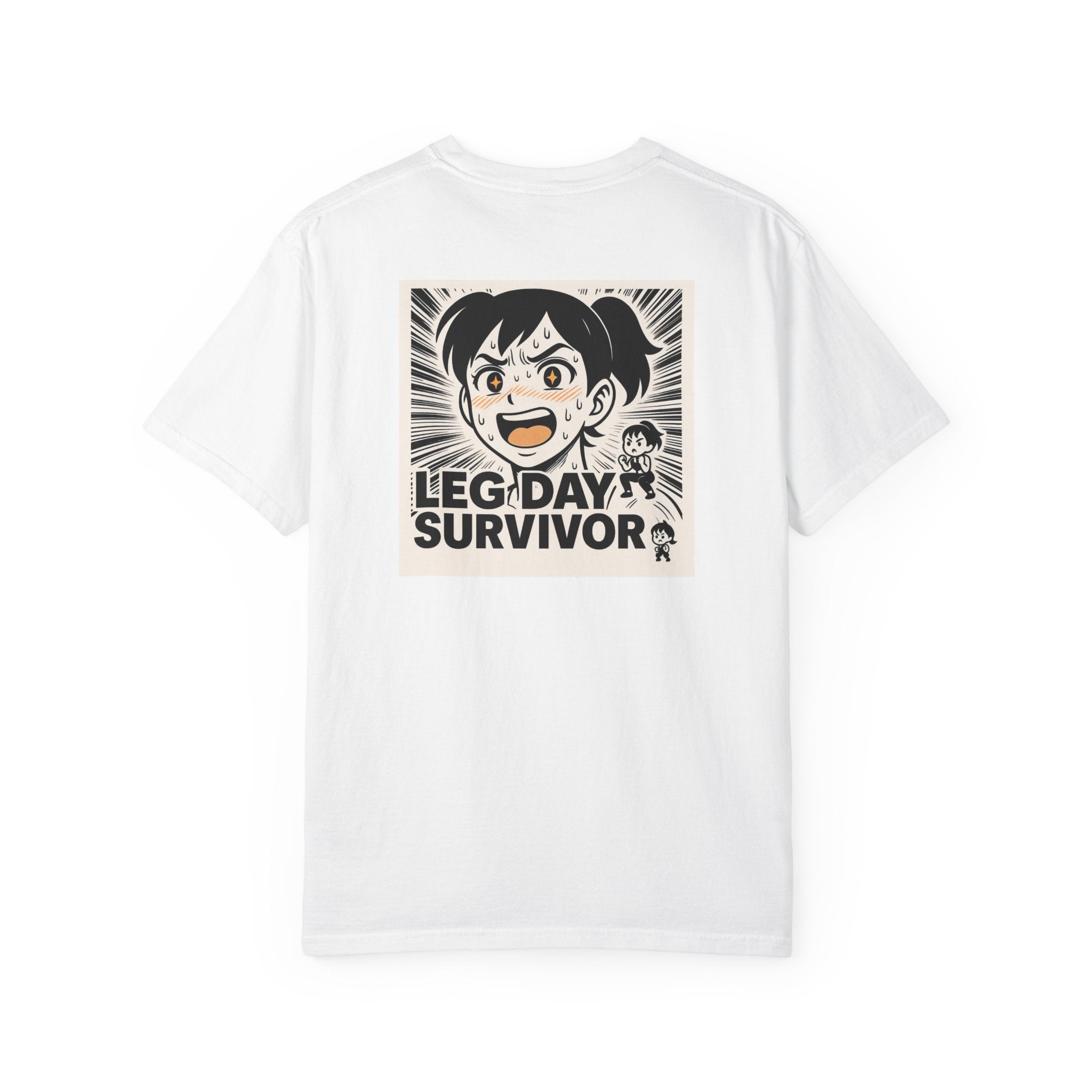 Leg Day Survivor Women’s Shirt - Funny Gym Workout Anime Fitness T-Shirt