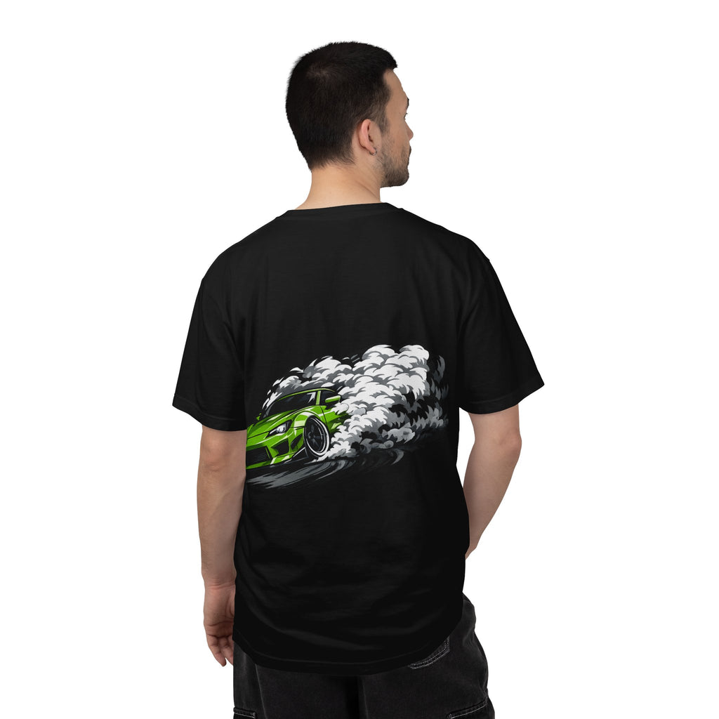 Neon Drift Green Car T-Shirt