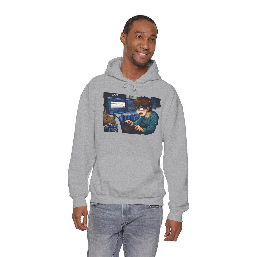 Missing Semicolon 3AM Programmer Hoodie - Developer Humor Gift