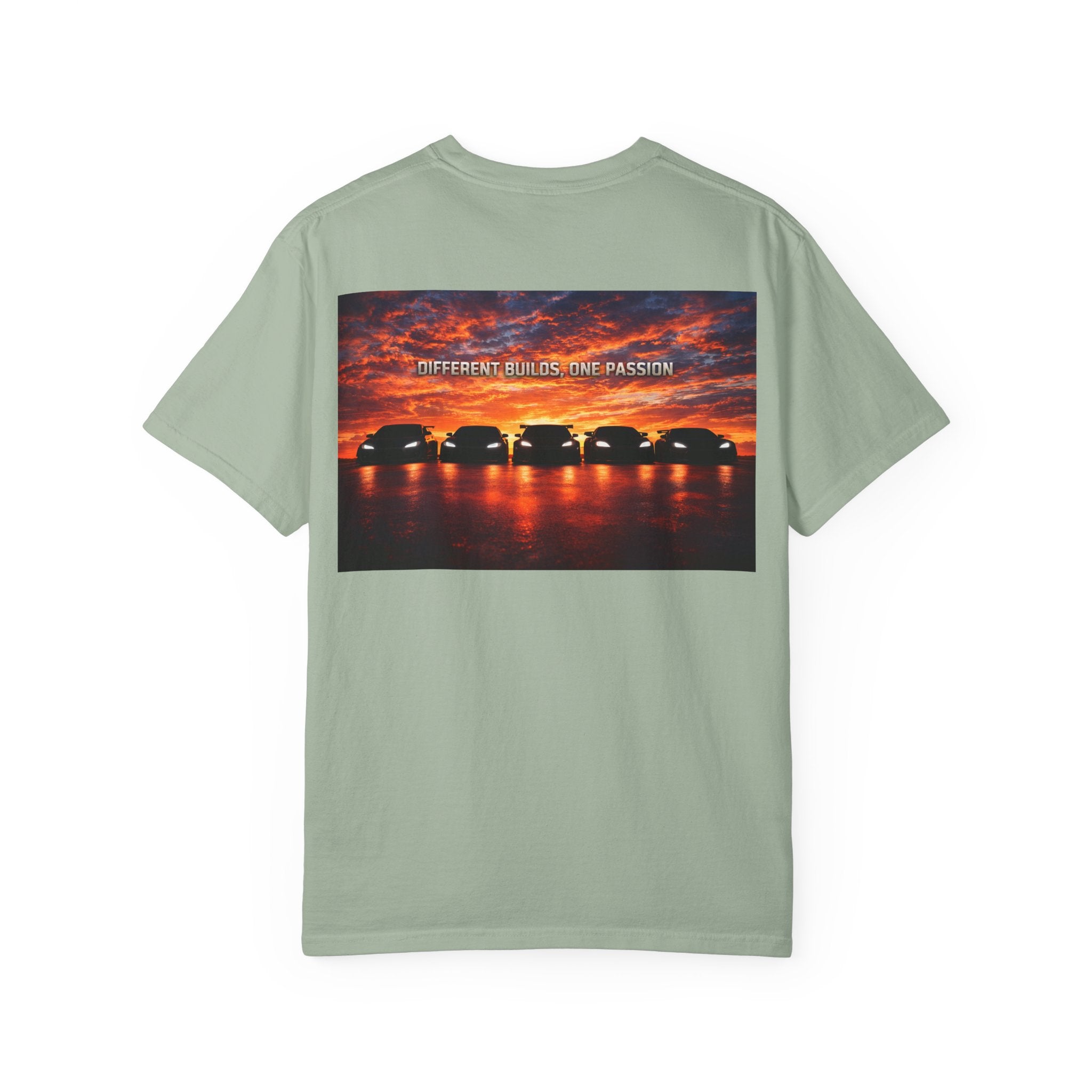 Car Enthusiast T-Shirt — "Different Builds, One Passion" JDM Tuning Tee