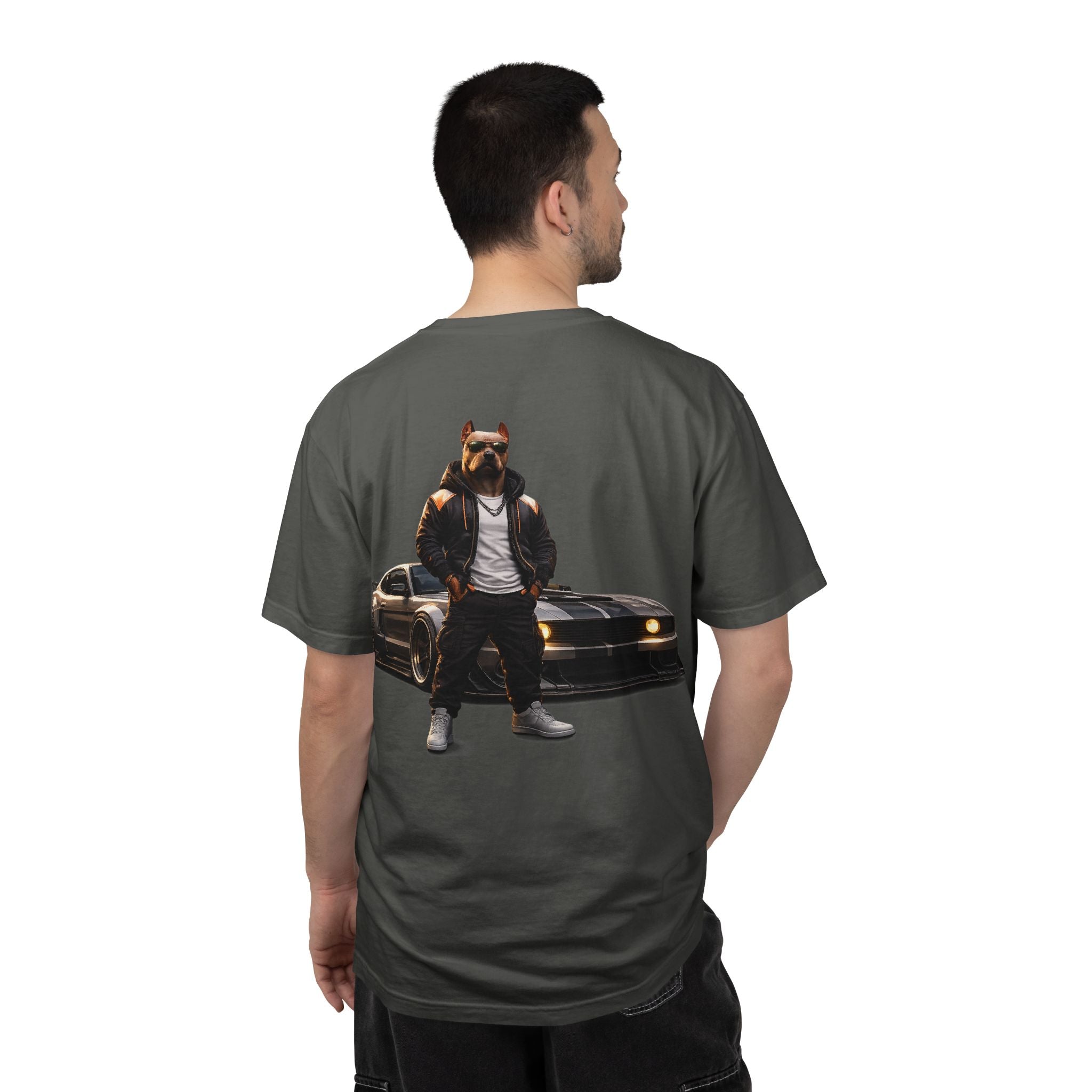 Cool Pitbull Streetwear Custom Widebody Car Streetwear T‑Shirt