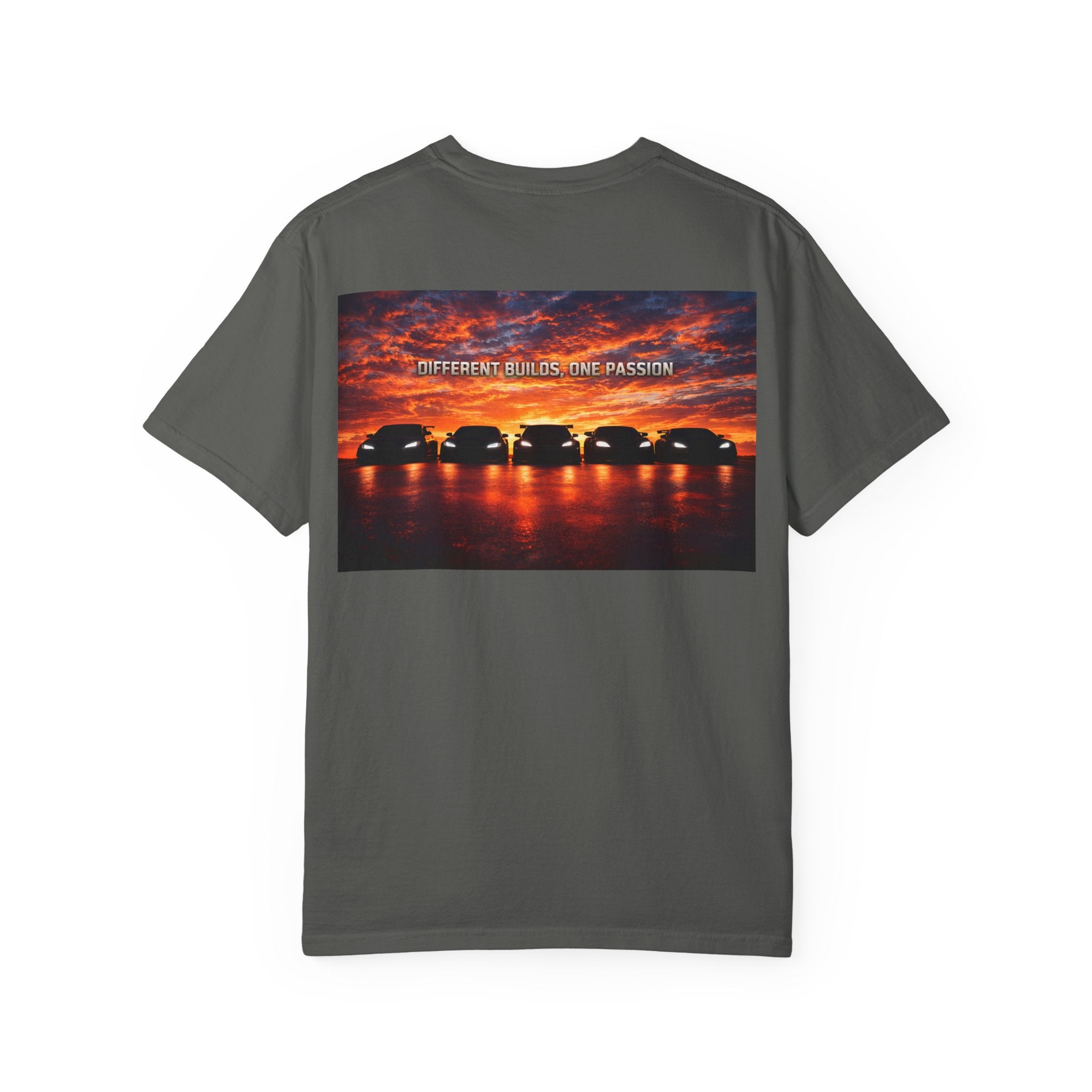 Car Enthusiast T-Shirt — "Different Builds, One Passion" JDM Tuning Tee