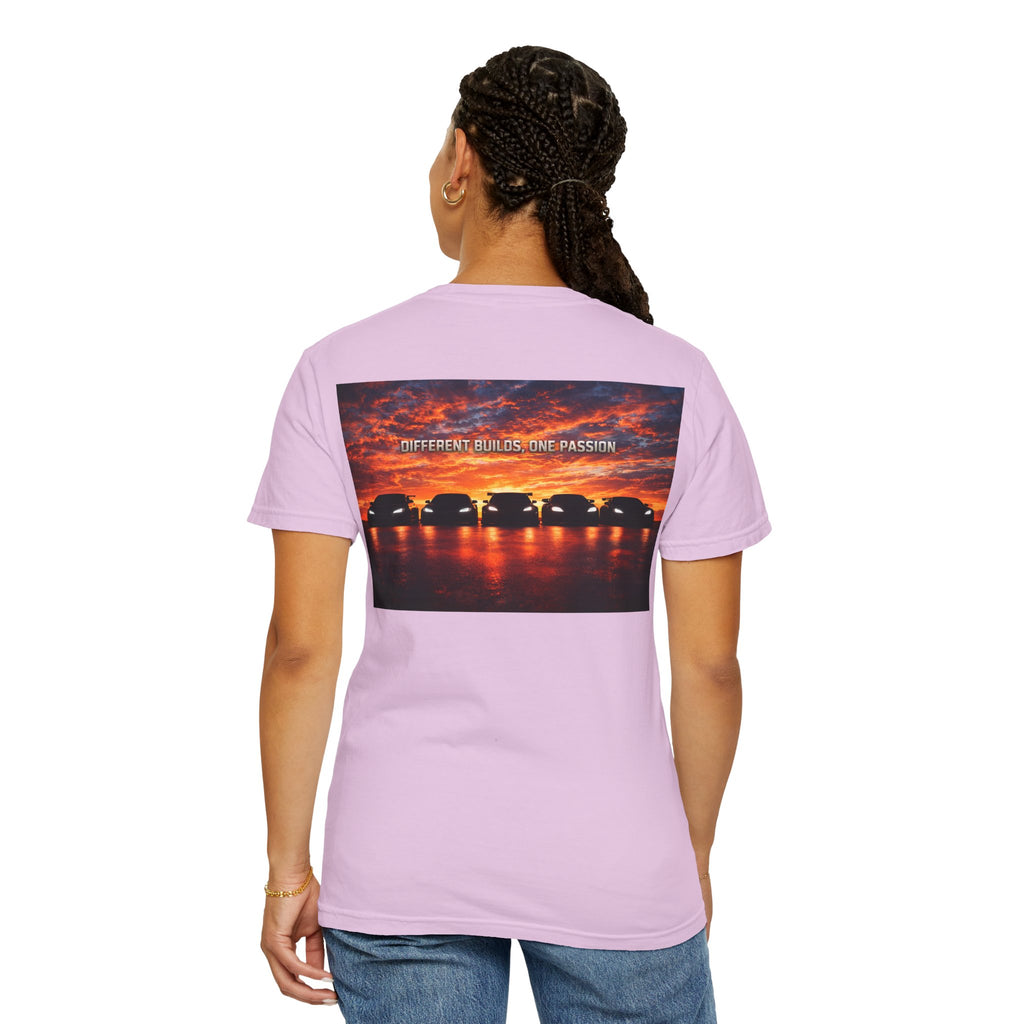Car Enthusiast T-Shirt — "Different Builds, One Passion" JDM Tuning Tee