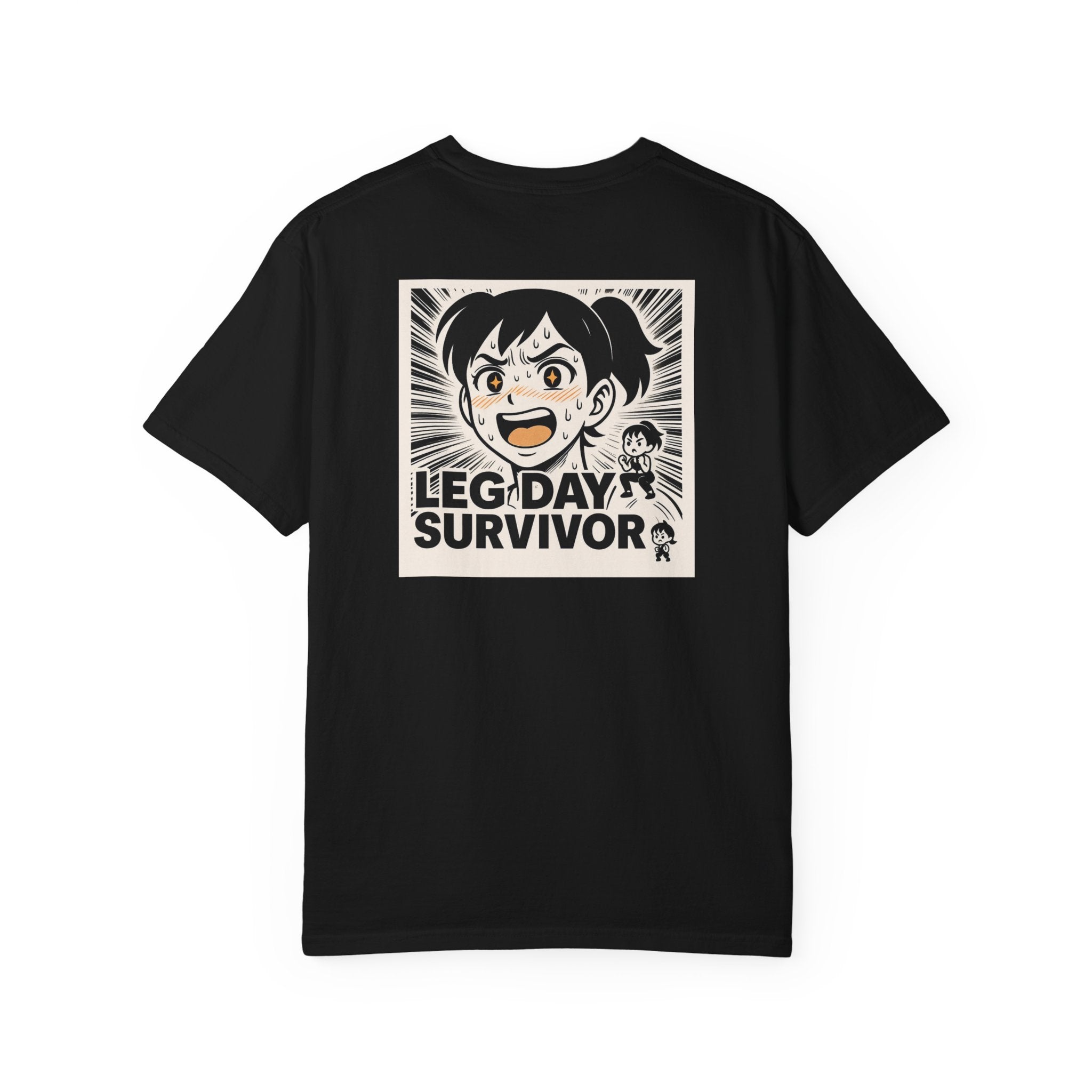 Leg Day Survivor Women’s Shirt - Funny Gym Workout Anime Fitness T-Shirt