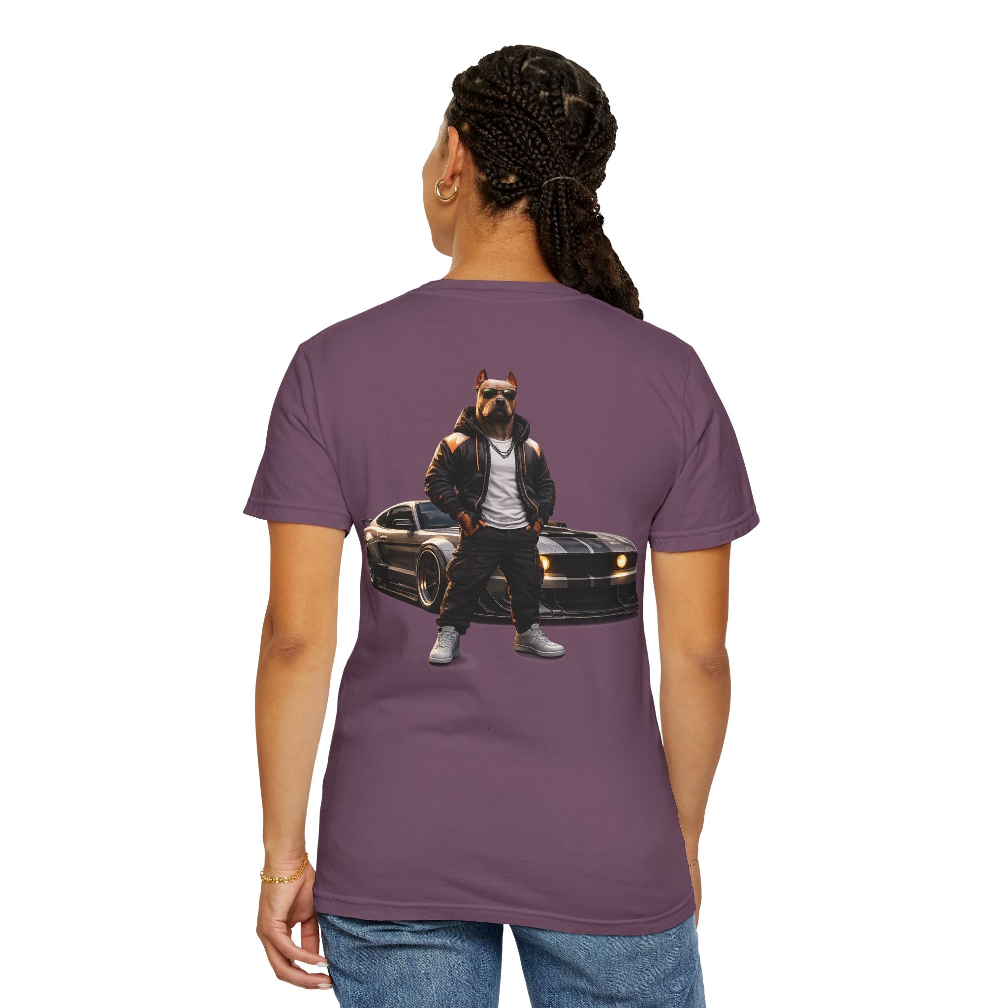 Cool Pitbull Streetwear Custom Widebody Car Streetwear T‑Shirt