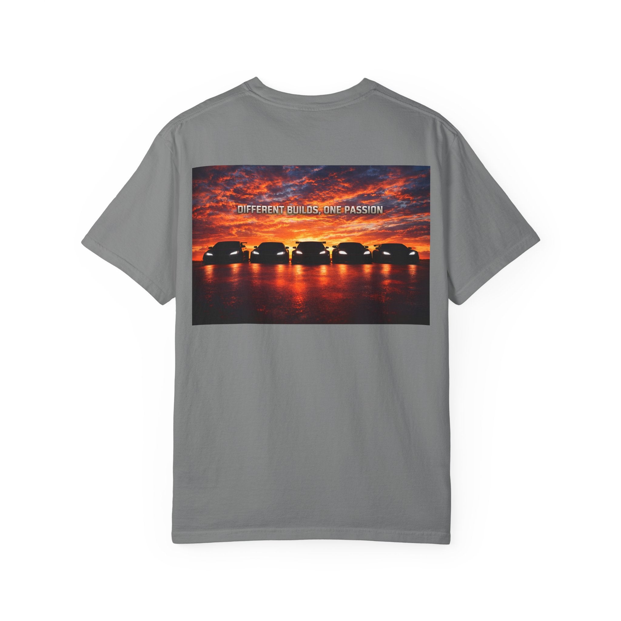 Car Enthusiast T-Shirt — "Different Builds, One Passion" JDM Tuning Tee