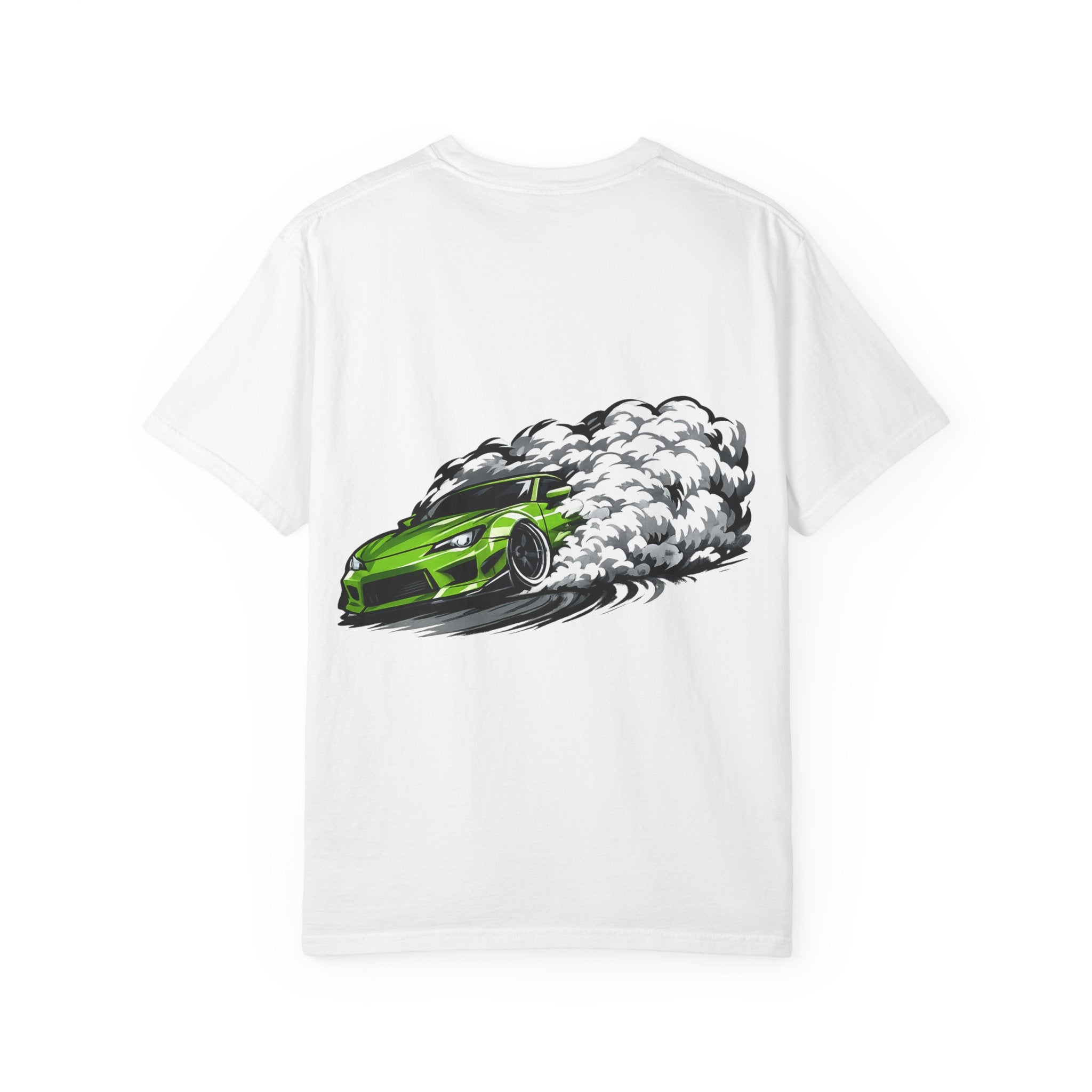 Neon Drift Green Car T-Shirt