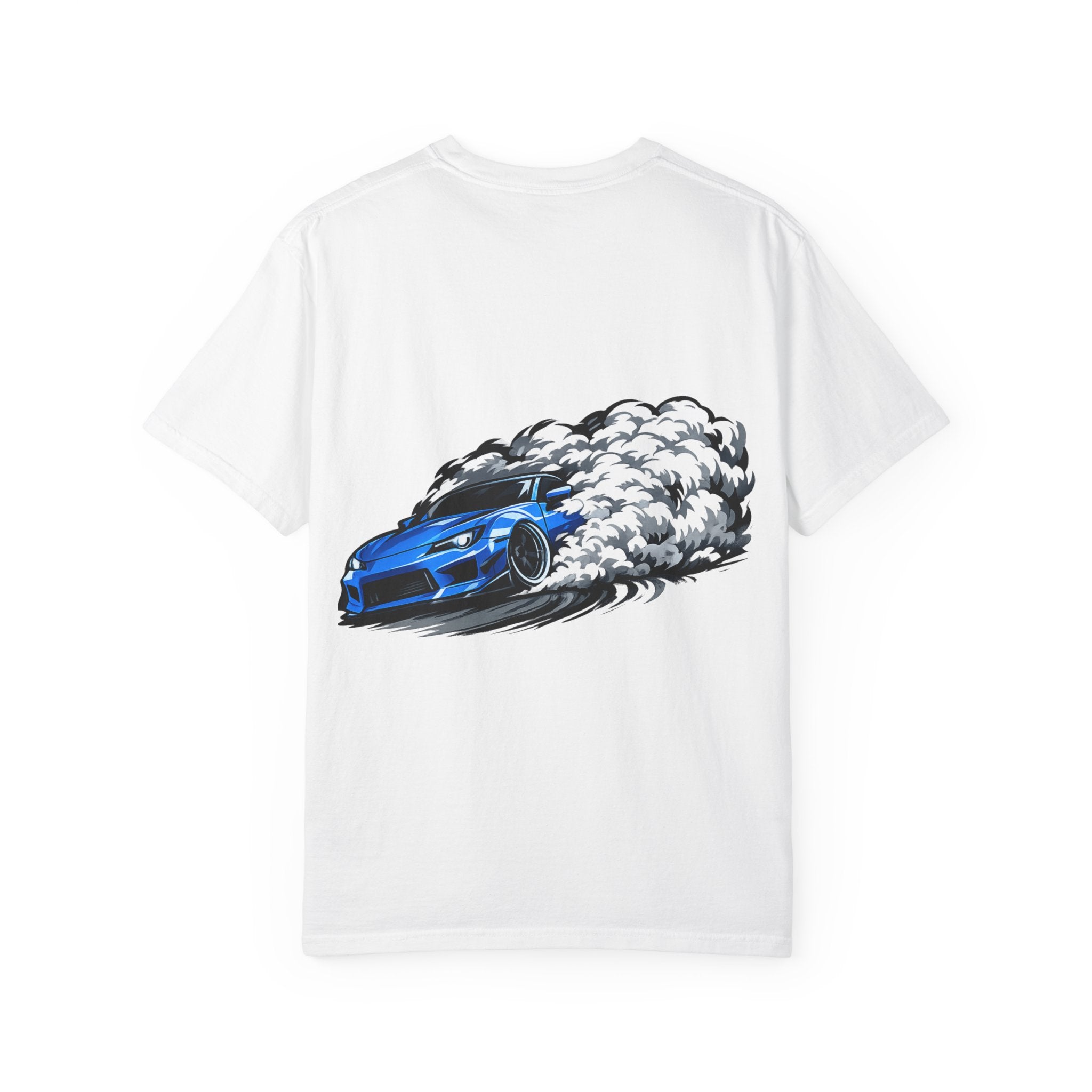 Blue Thunder Drift T-Shirt — Blue Drift Car Design