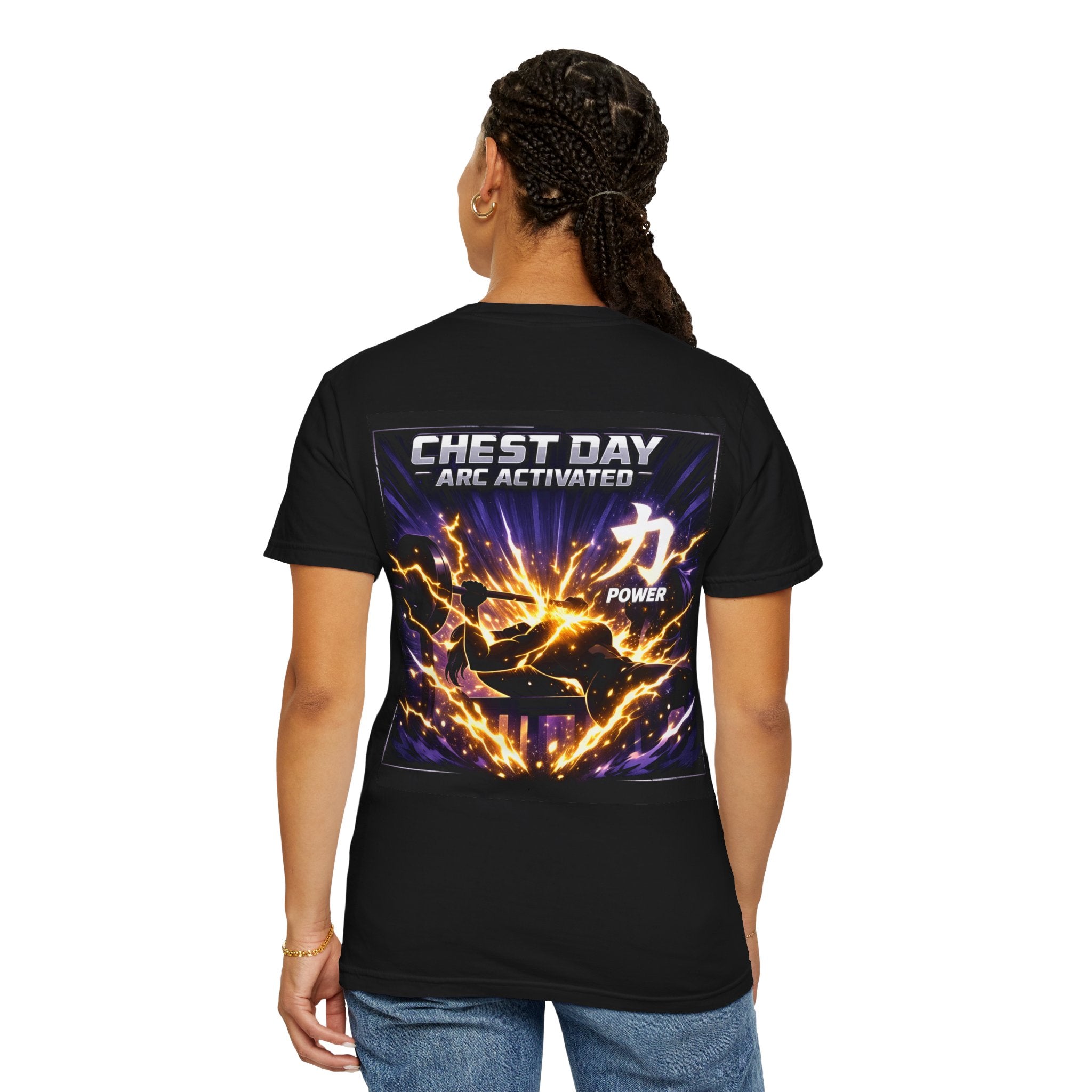Chest Day Arc Activated Women’s Barbell Power T-Shirt