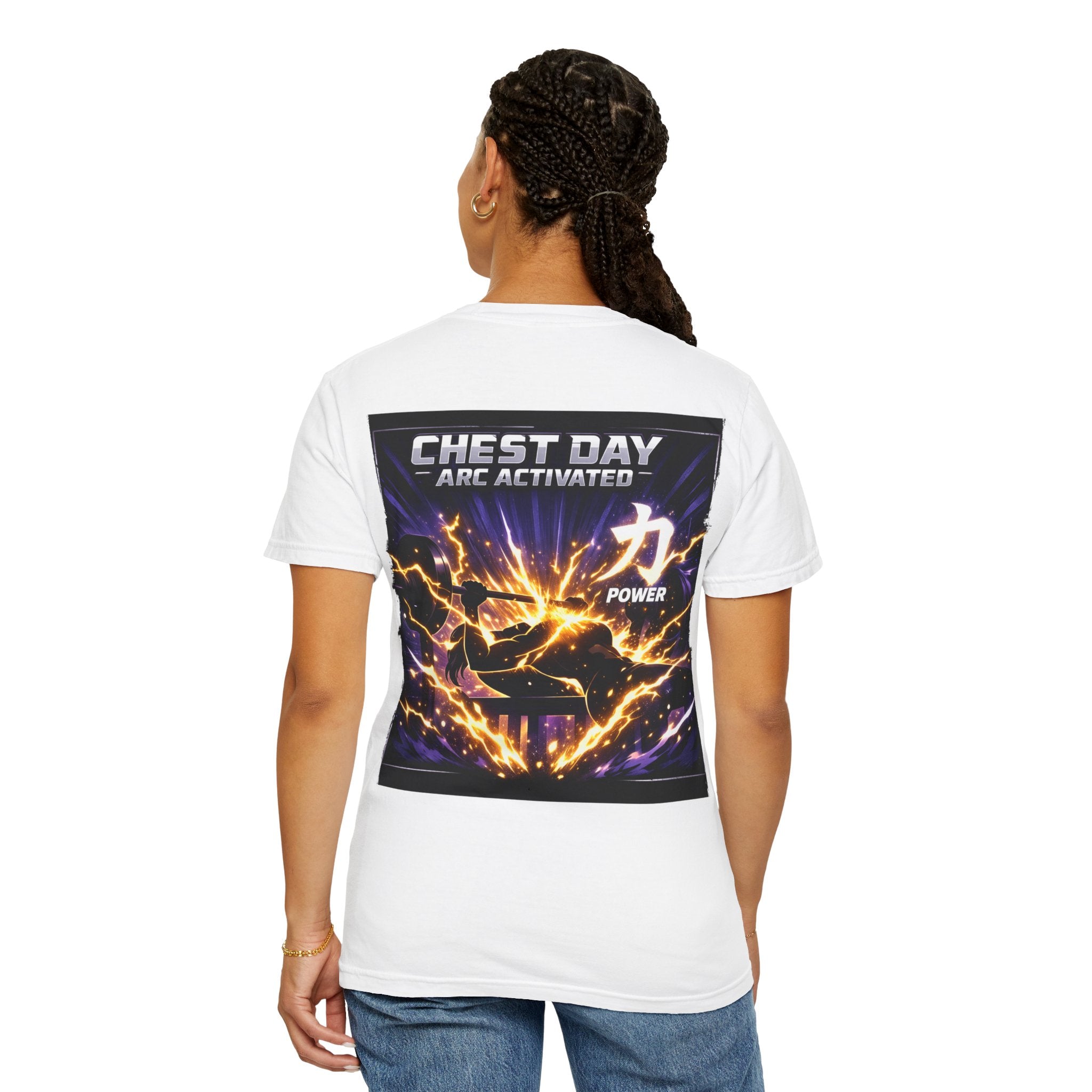 Chest Day Arc Activated Women’s Barbell Power T-Shirt