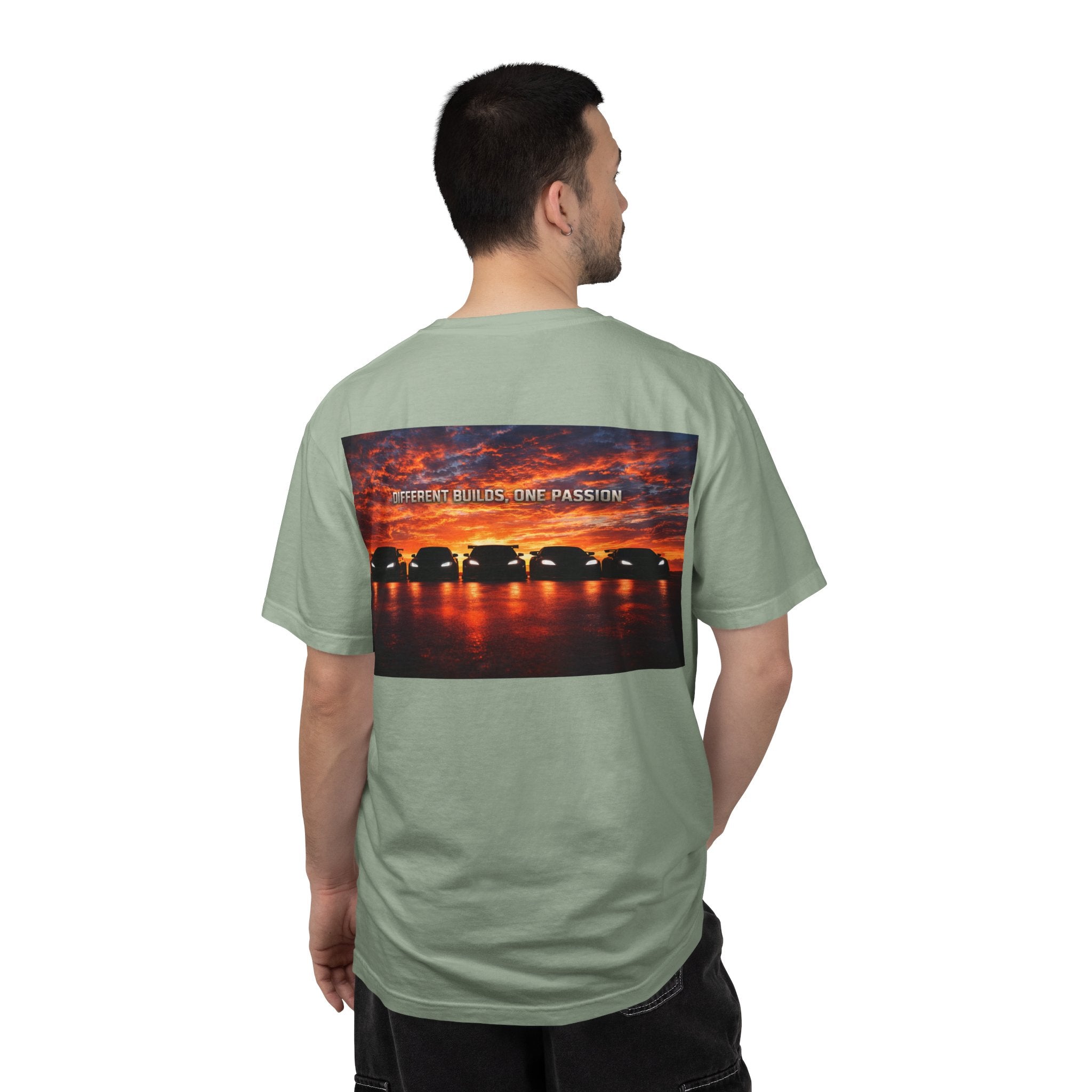 Car Enthusiast T-Shirt — "Different Builds, One Passion" JDM Tuning Tee