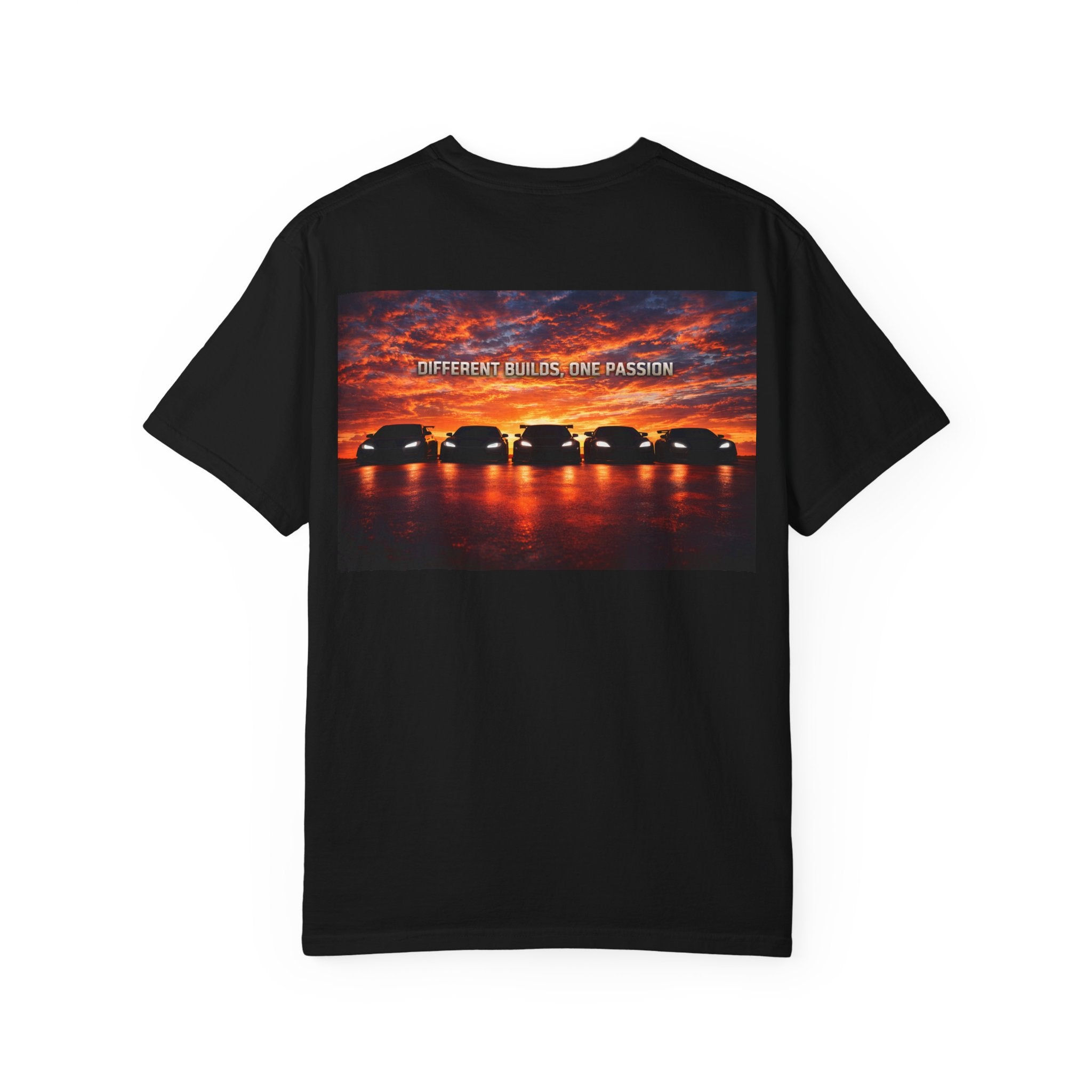 Car Enthusiast T-Shirt — "Different Builds, One Passion" JDM Tuning Tee