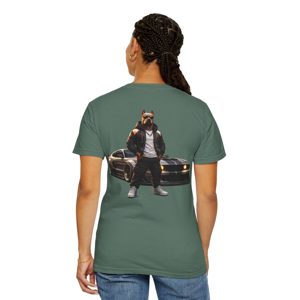 Cool Pitbull Streetwear Custom Widebody Car Streetwear T‑Shirt
