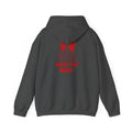 Back Day Attack Geometric Muscle Hoodie — 北 (Back) Low-Poly Anatomy Red