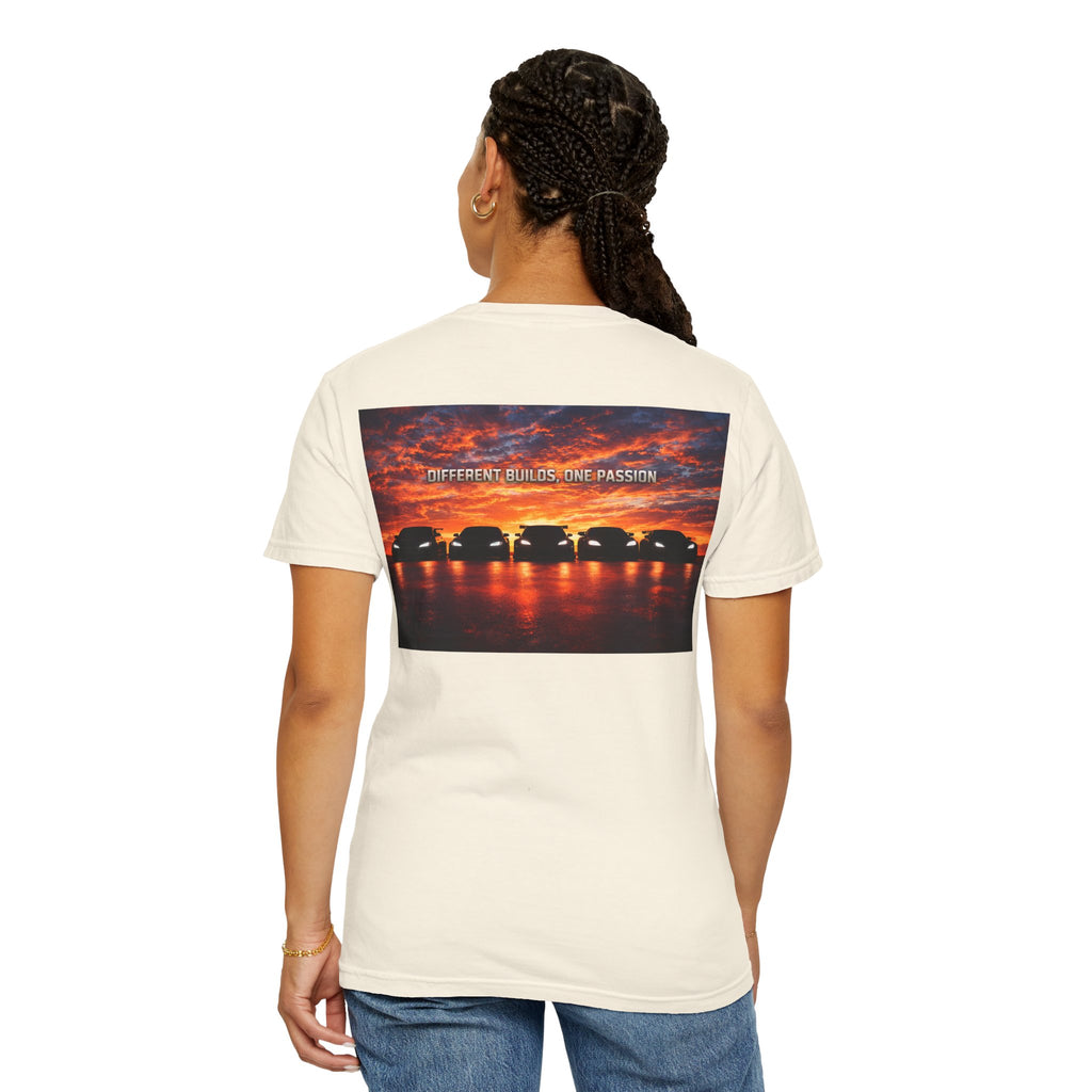 Car Enthusiast T-Shirt — "Different Builds, One Passion" JDM Tuning Tee