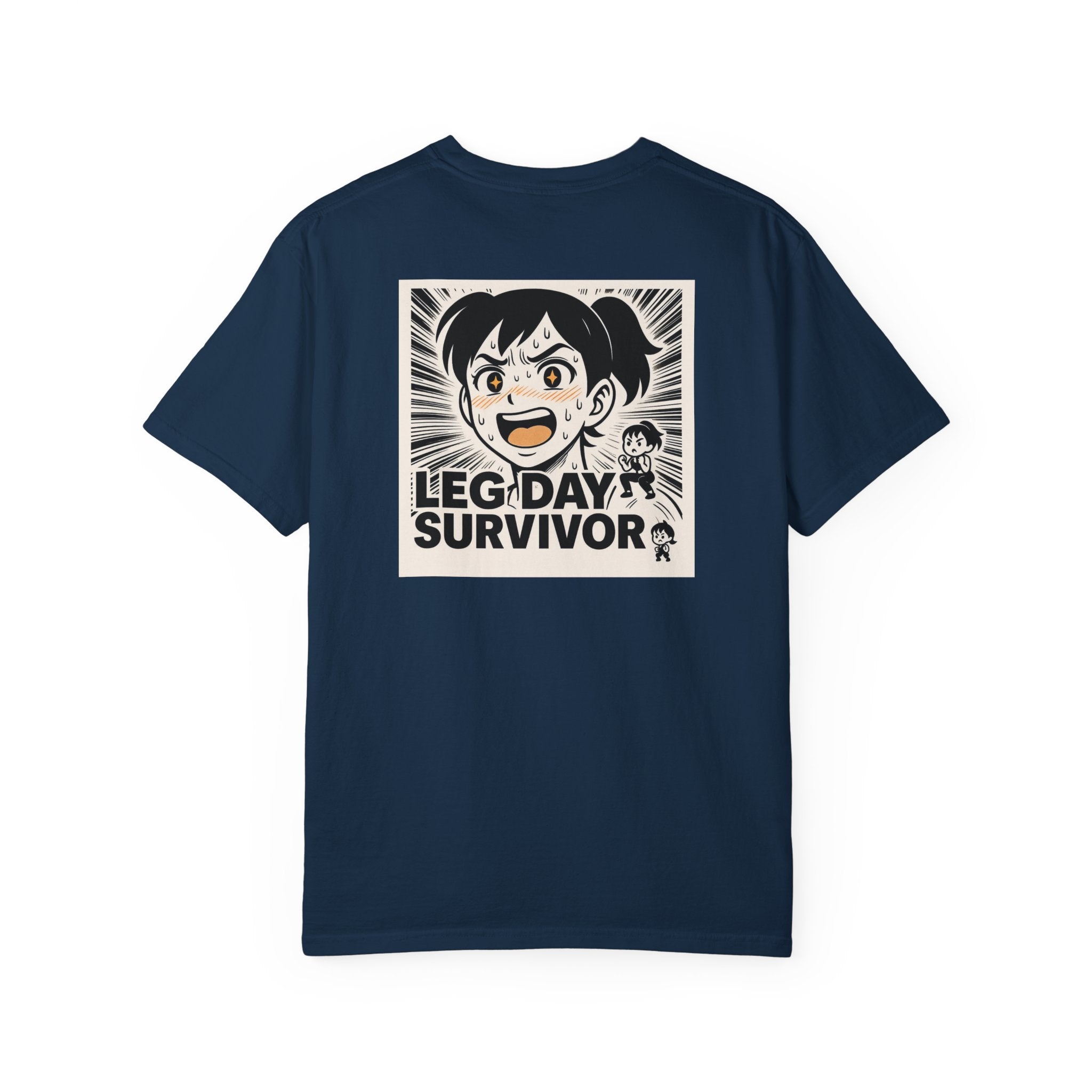 Leg Day Survivor Women’s Shirt - Funny Gym Workout Anime Fitness T-Shirt