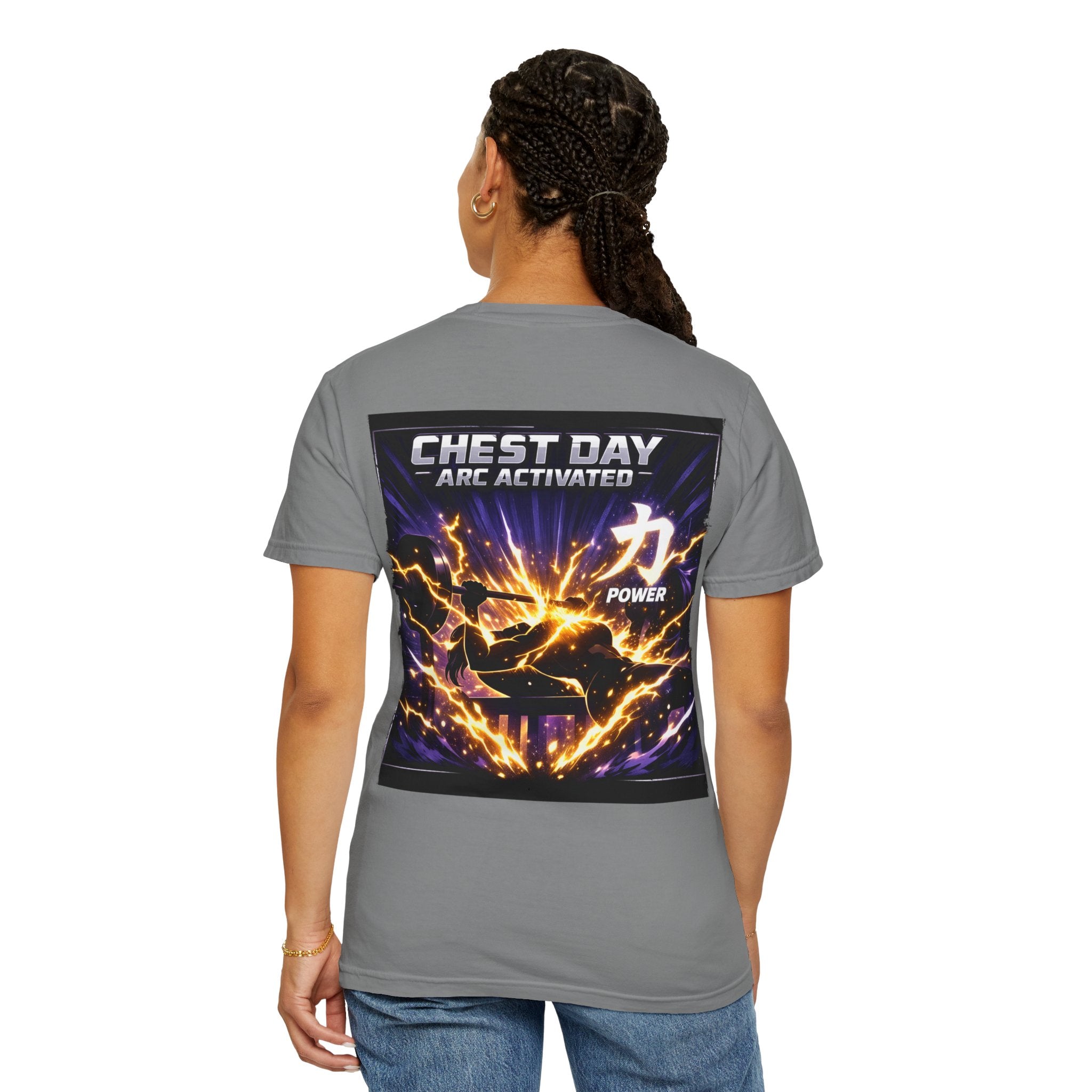 Chest Day Arc Activated Women’s Barbell Power T-Shirt