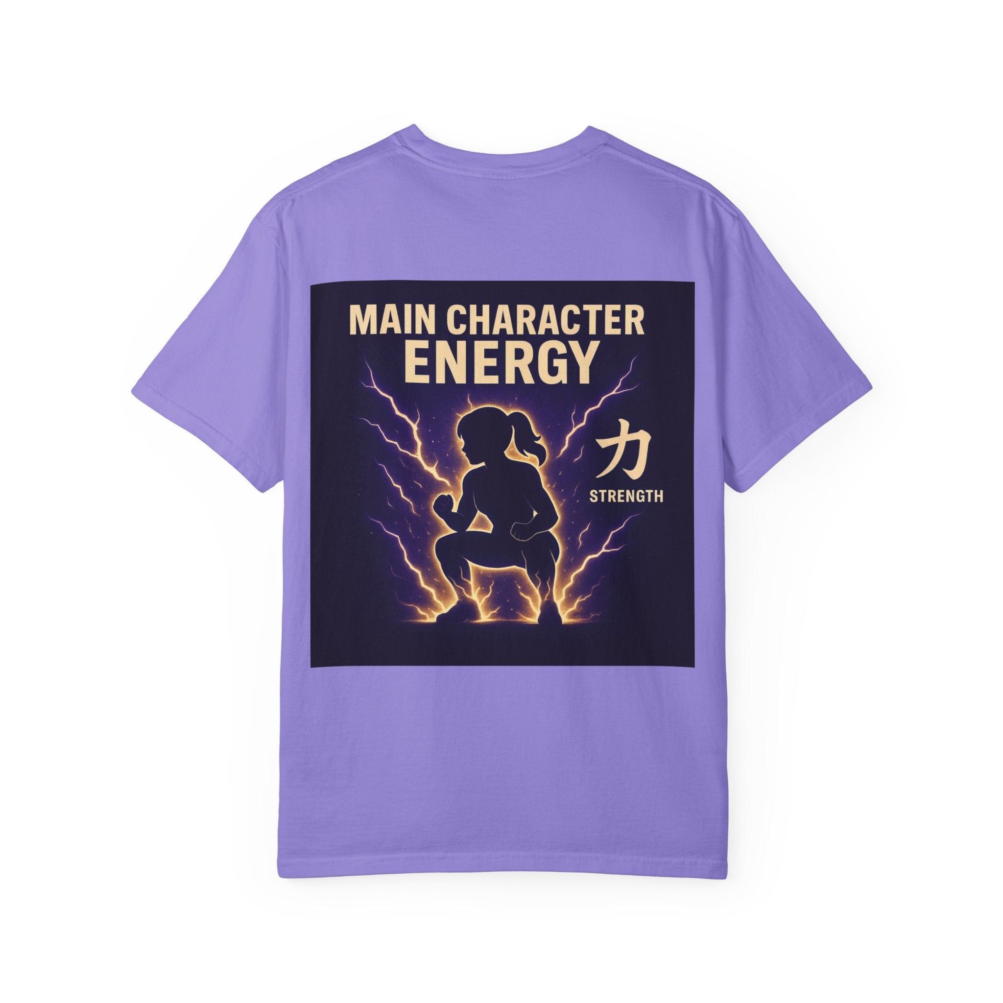 Main Character Energy Women’s Anime Gym T-Shirt — Strength (力)