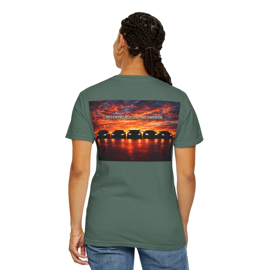 Car Enthusiast T-Shirt — "Different Builds, One Passion" JDM Tuning Tee