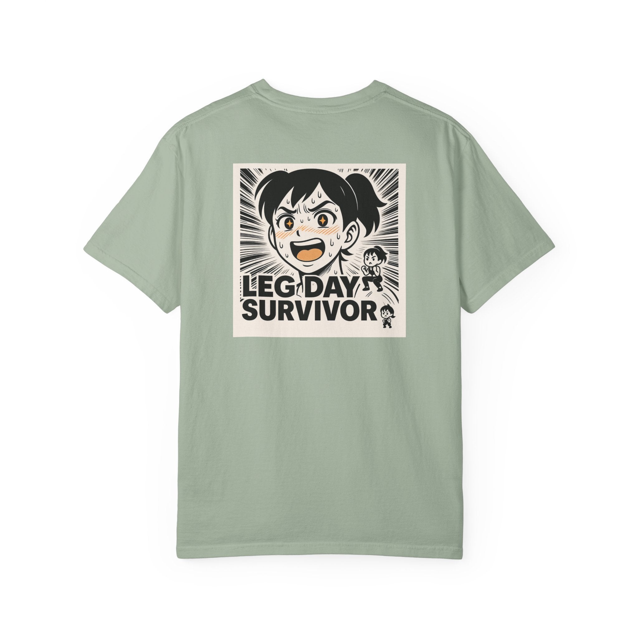 Leg Day Survivor Women’s Shirt - Funny Gym Workout Anime Fitness T-Shirt