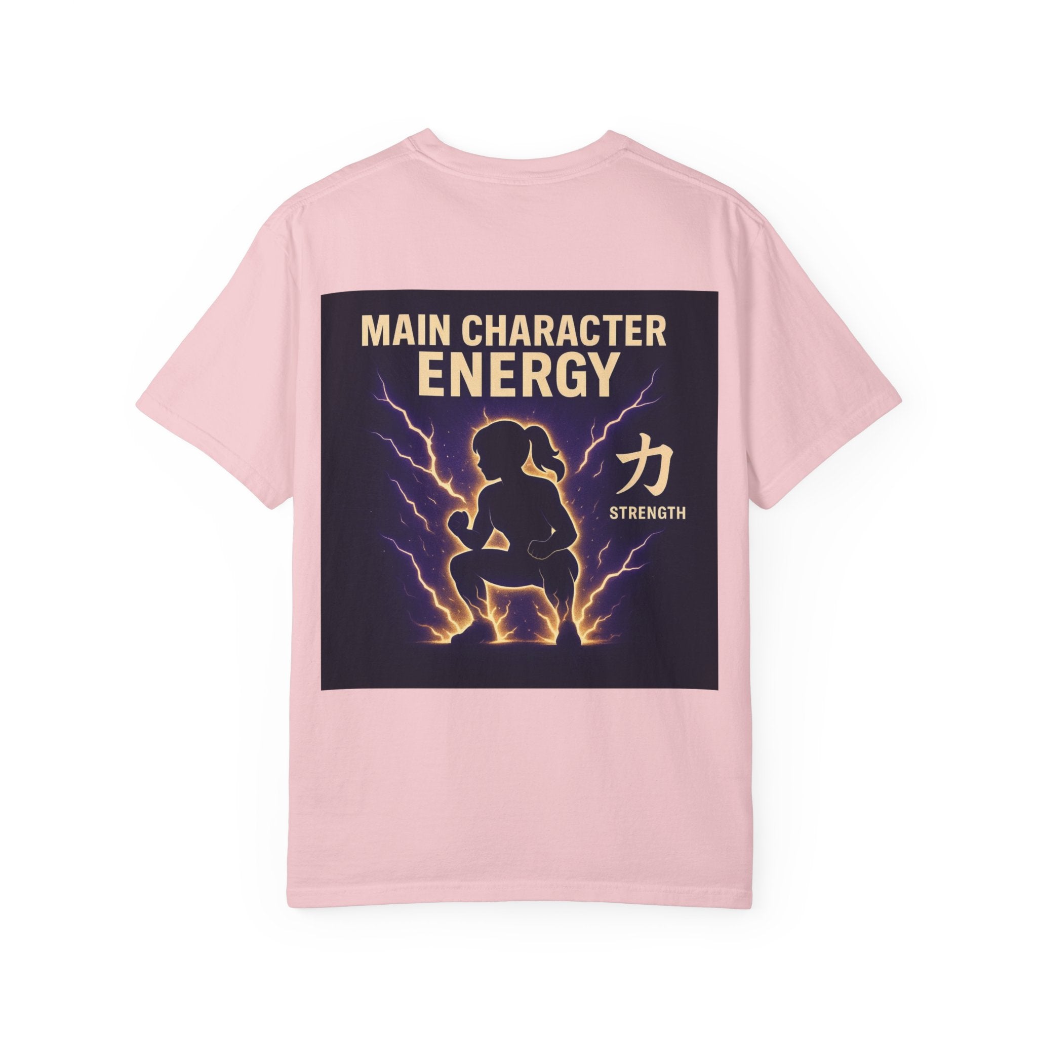 Main Character Energy Women’s Anime Gym T-Shirt — Strength (力)