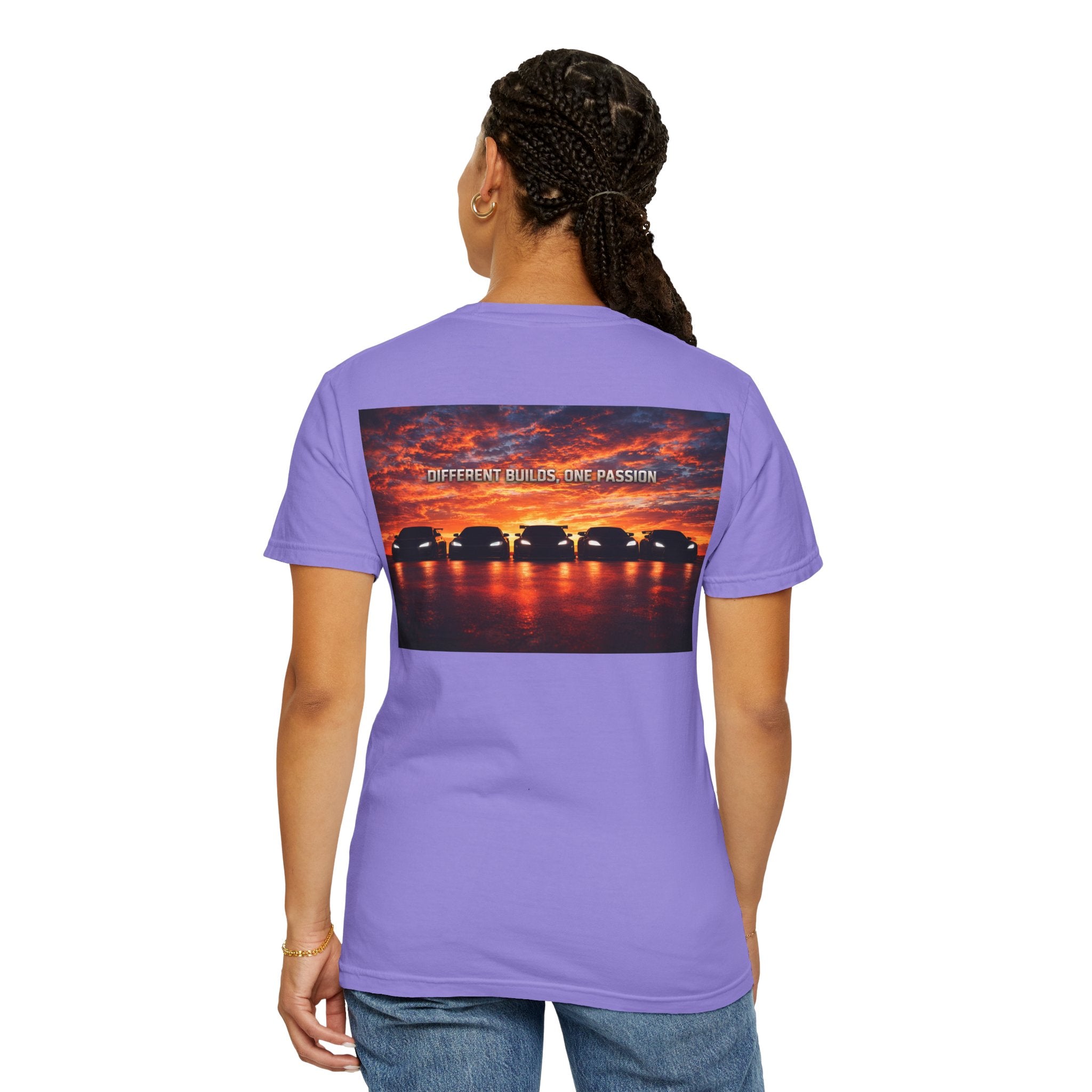Car Enthusiast T-Shirt — "Different Builds, One Passion" JDM Tuning Tee