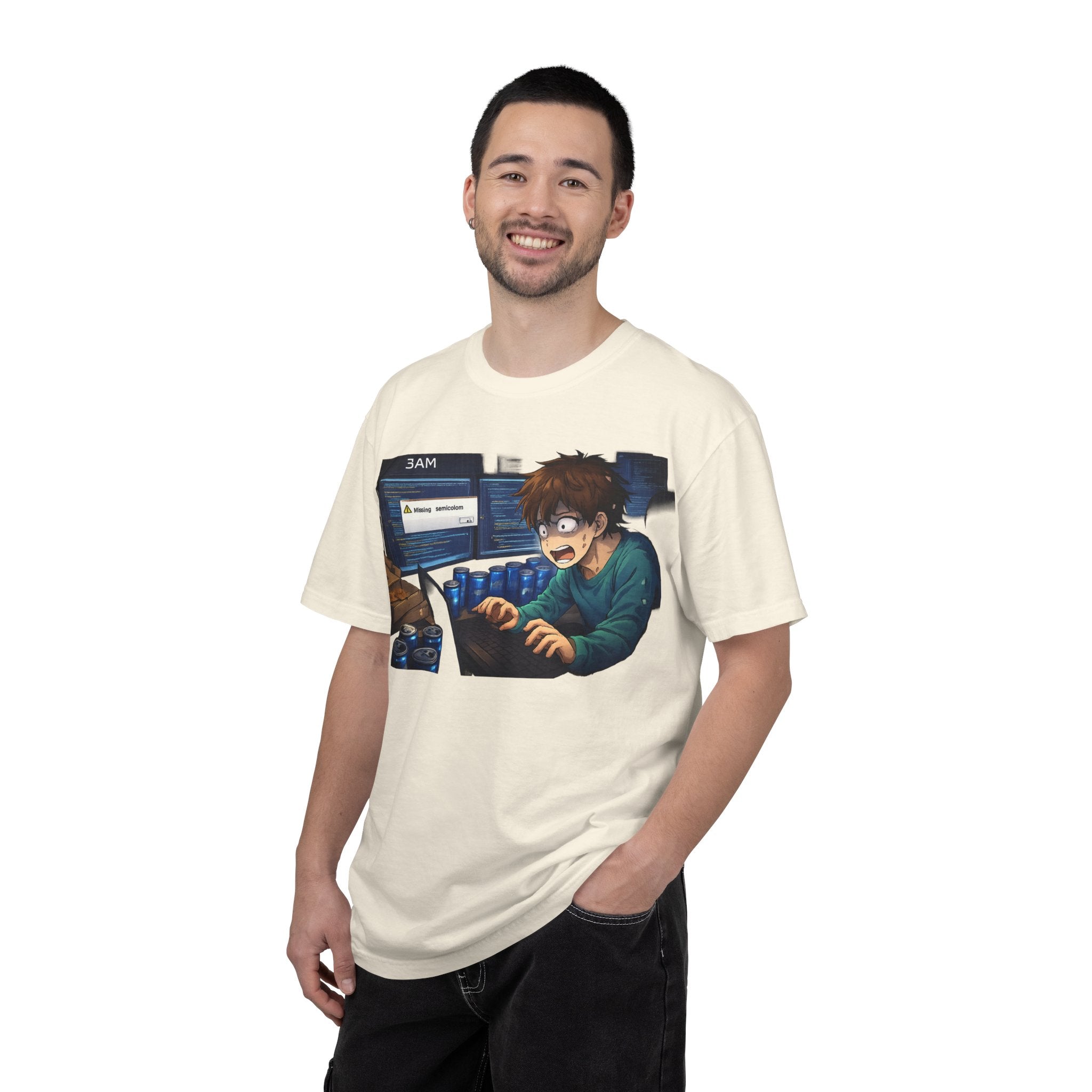 Missing Semicolon 3AM Programmer T-Shirt - Developer Humor Gift