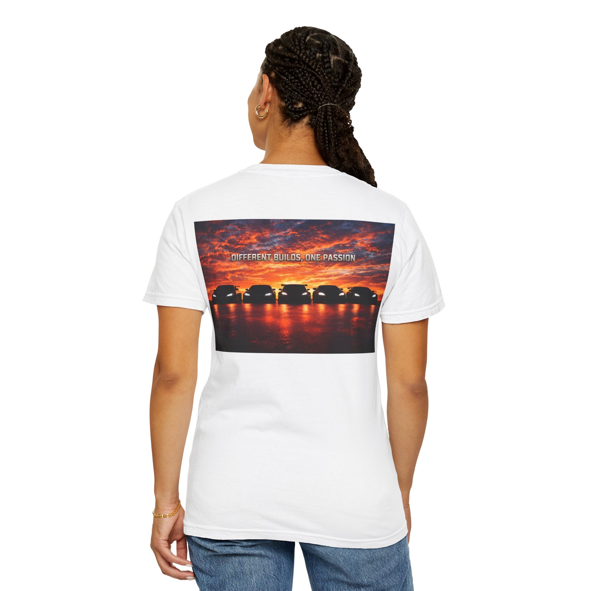 Car Enthusiast T-Shirt — "Different Builds, One Passion" JDM Tuning Tee