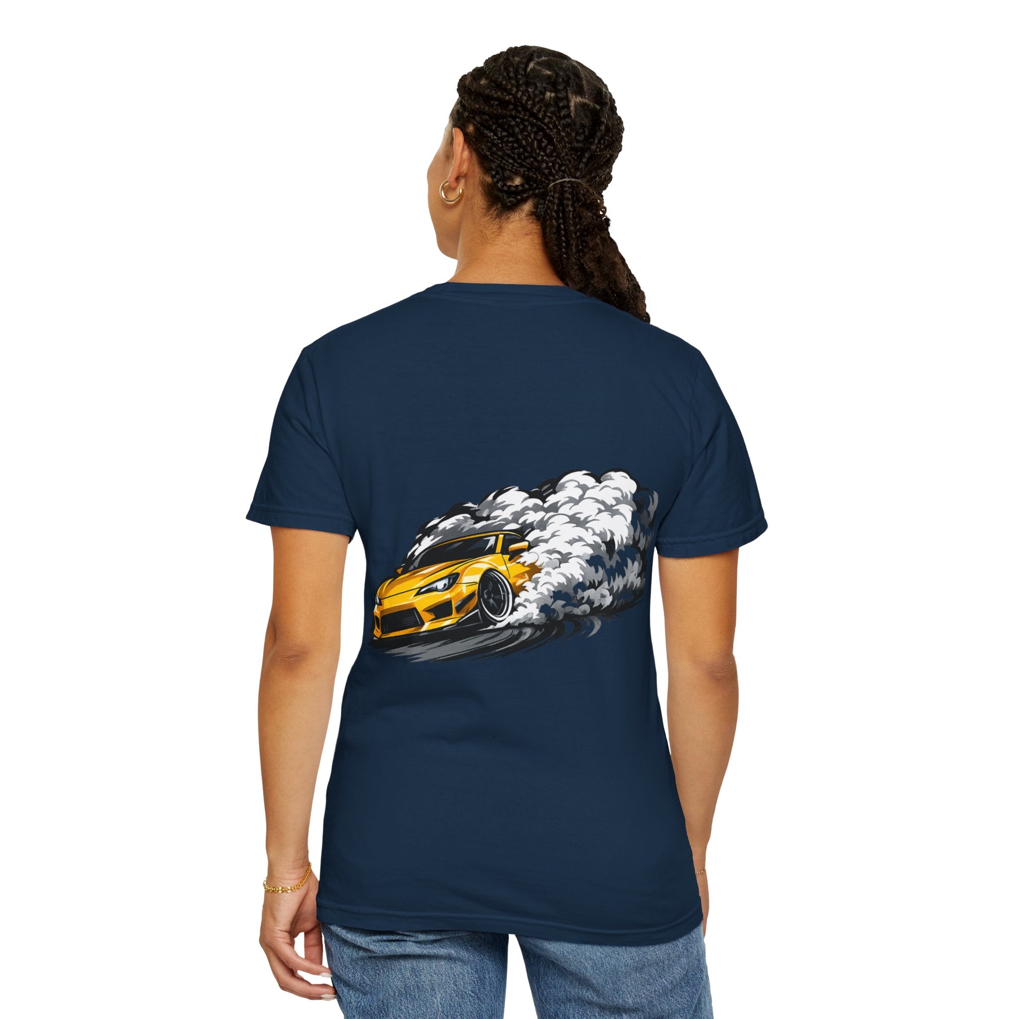 Golden Drift Yellow Car T-Shirt