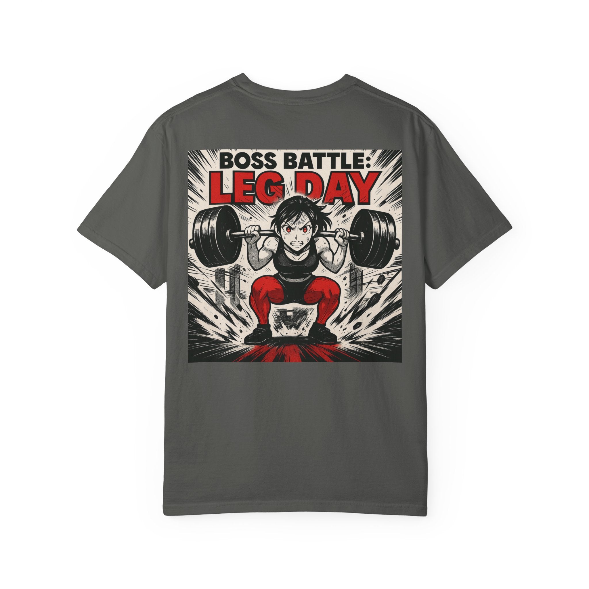 Boss Battle: Leg Day — Anime Female Gym T-Shirt
