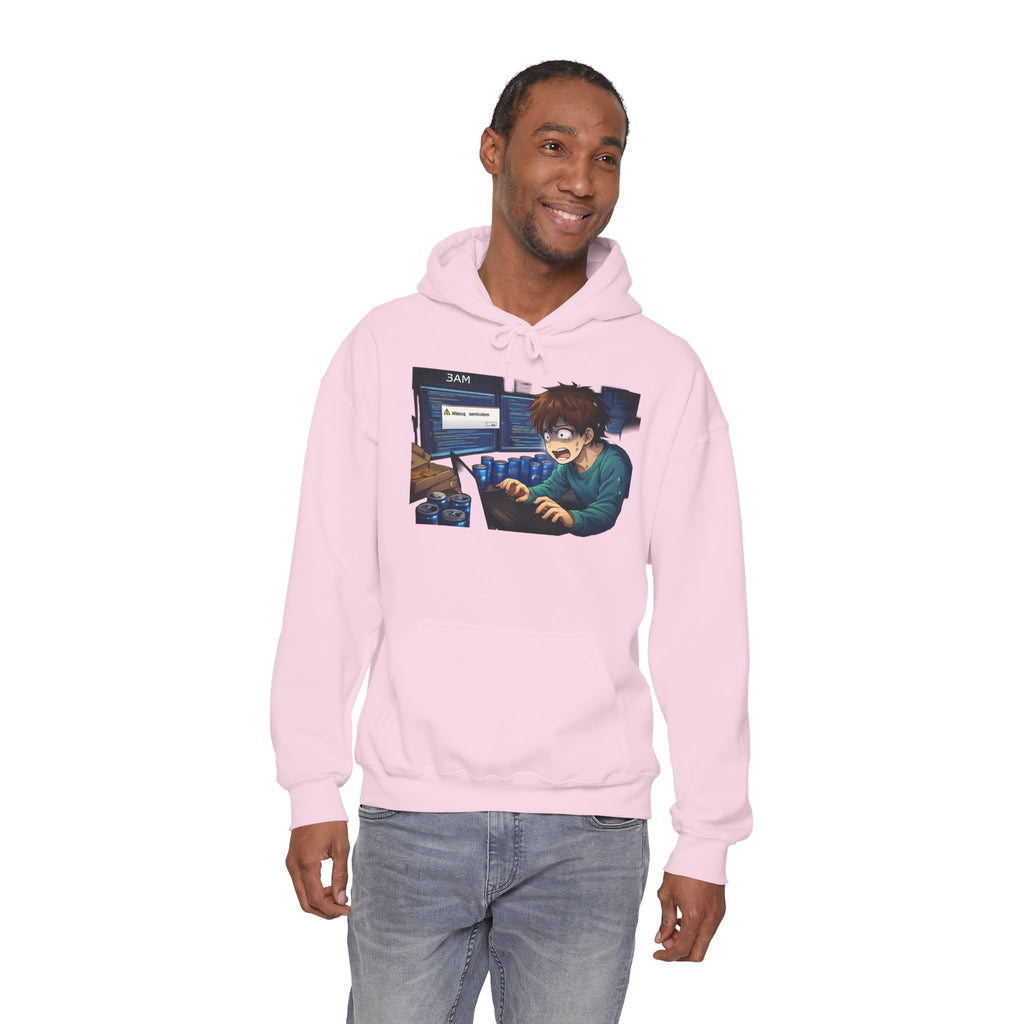 Missing Semicolon 3AM Programmer Hoodie - Developer Humor Gift