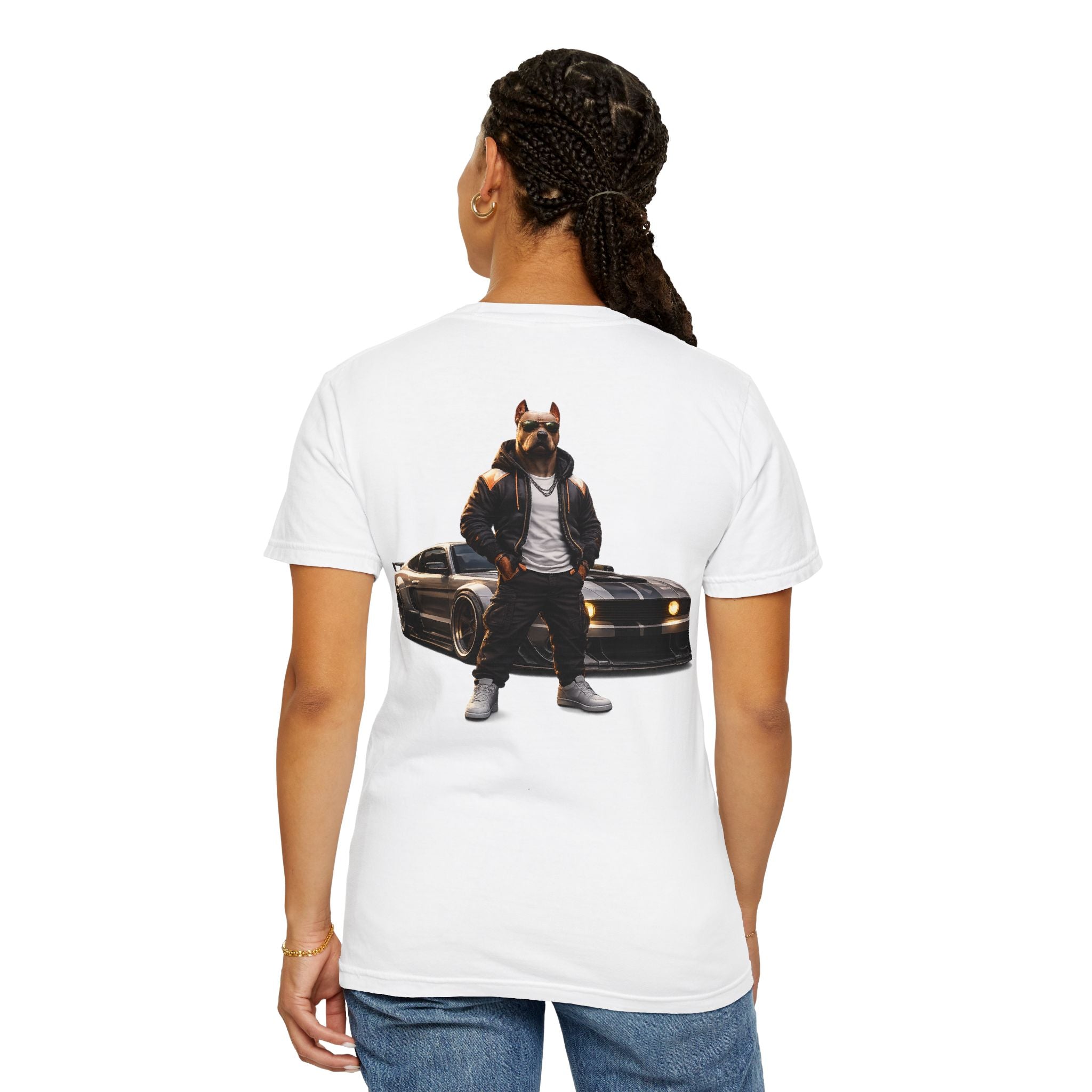 Cool Pitbull Streetwear Custom Widebody Car Streetwear T‑Shirt