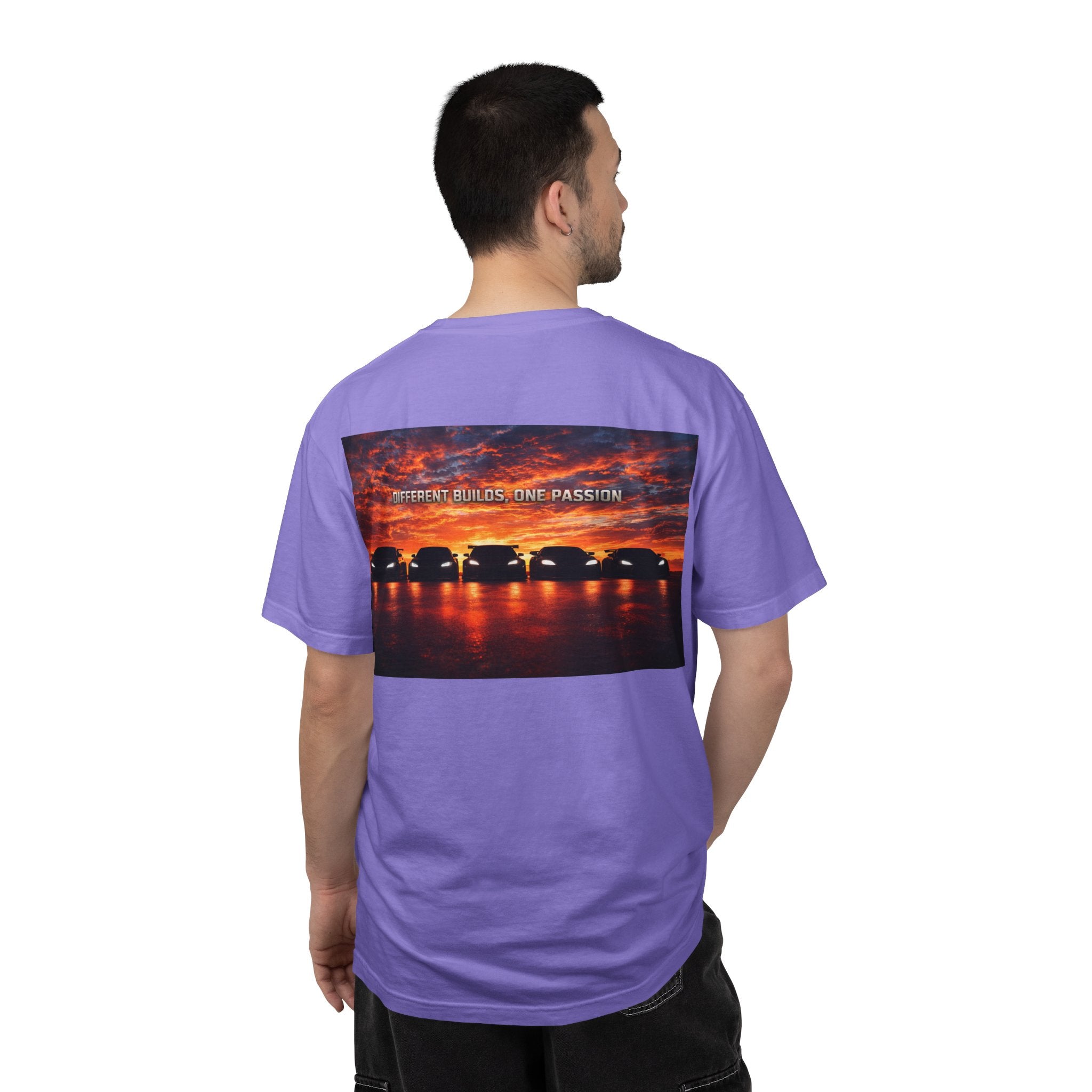 Car Enthusiast T-Shirt — "Different Builds, One Passion" JDM Tuning Tee