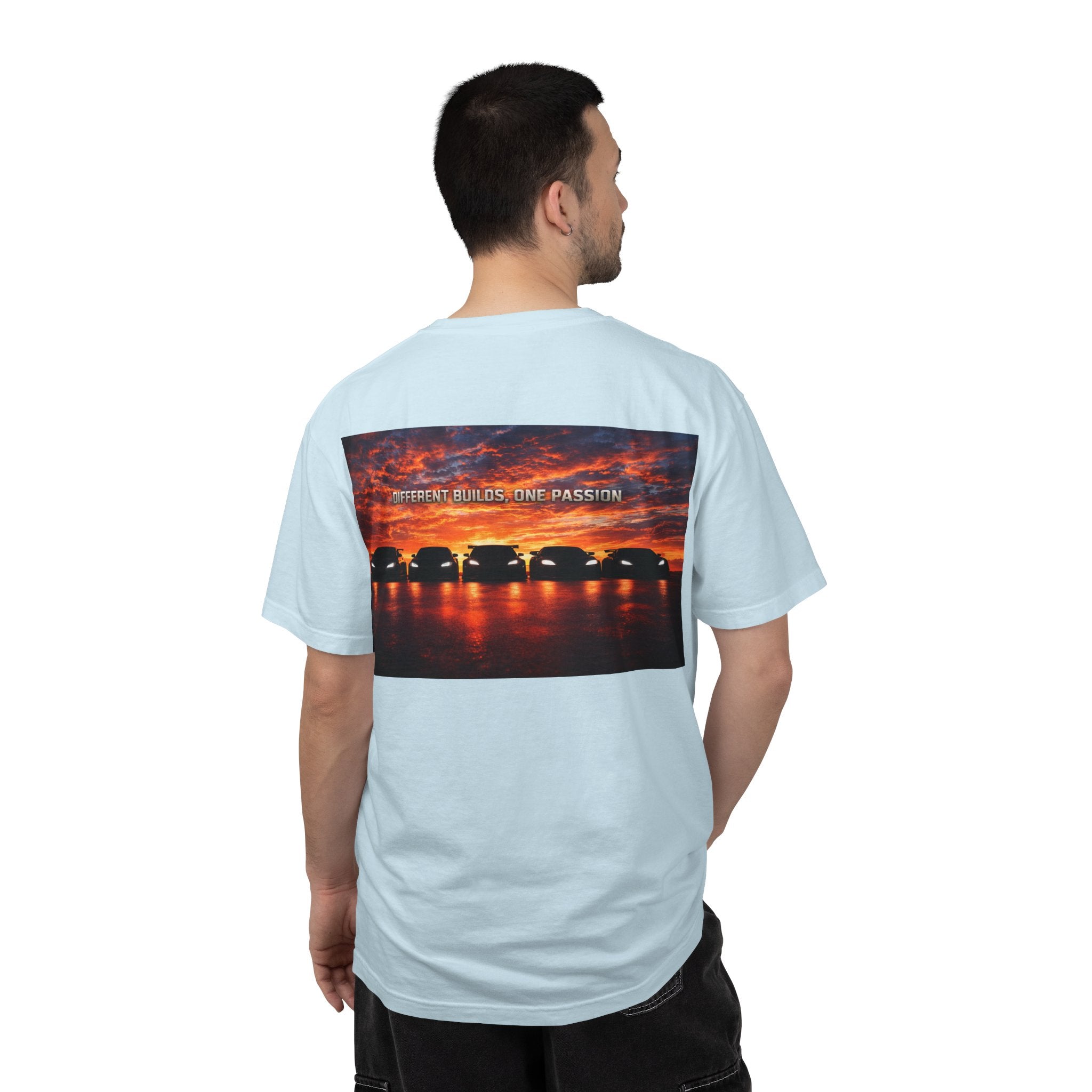 Car Enthusiast T-Shirt — "Different Builds, One Passion" JDM Tuning Tee