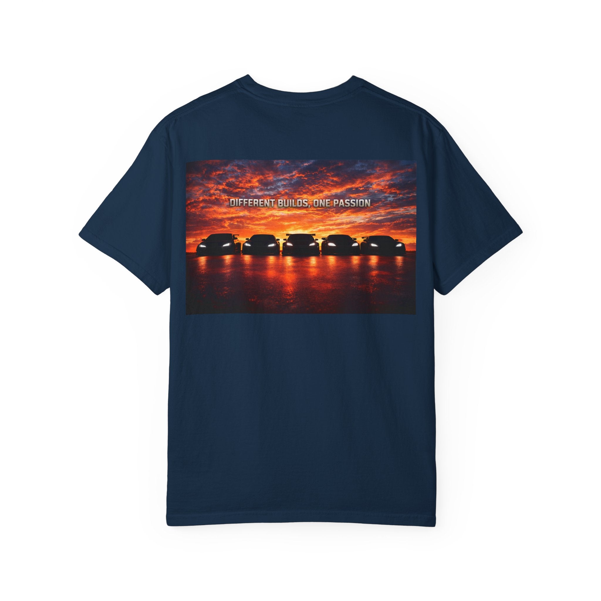 Car Enthusiast T-Shirt — "Different Builds, One Passion" JDM Tuning Tee