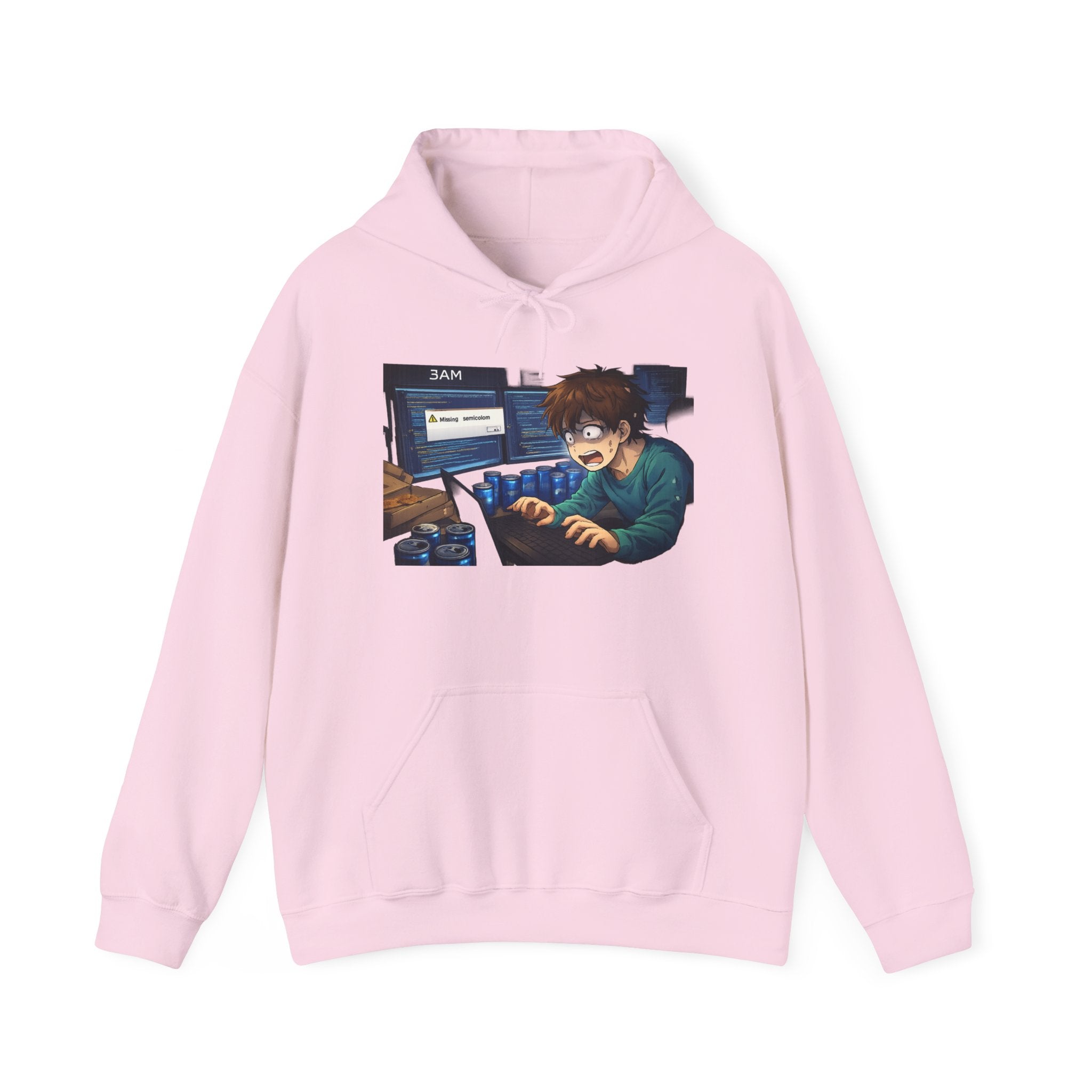 Missing Semicolon 3AM Programmer Hoodie - Developer Humor Gift