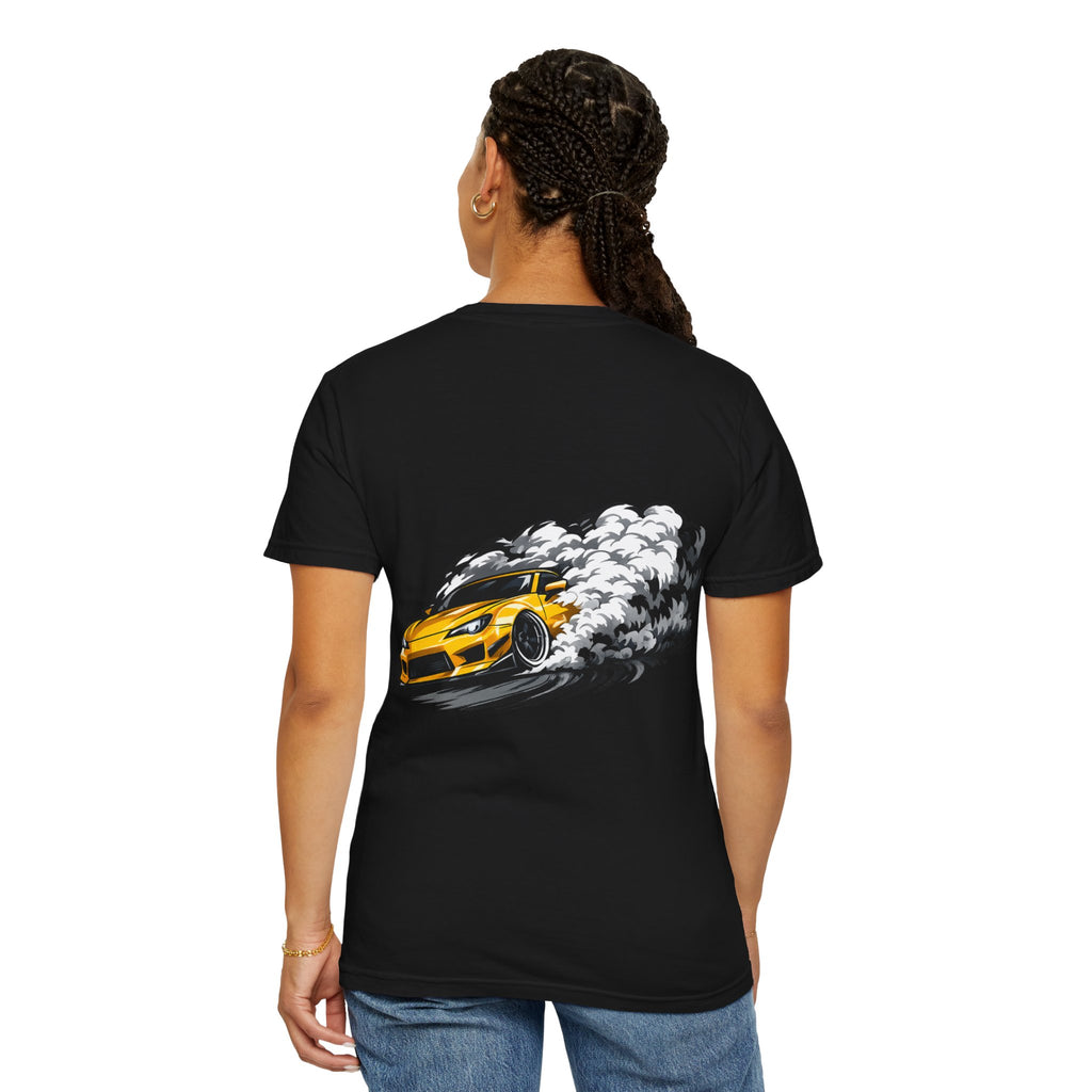 Golden Drift Yellow Car T-Shirt