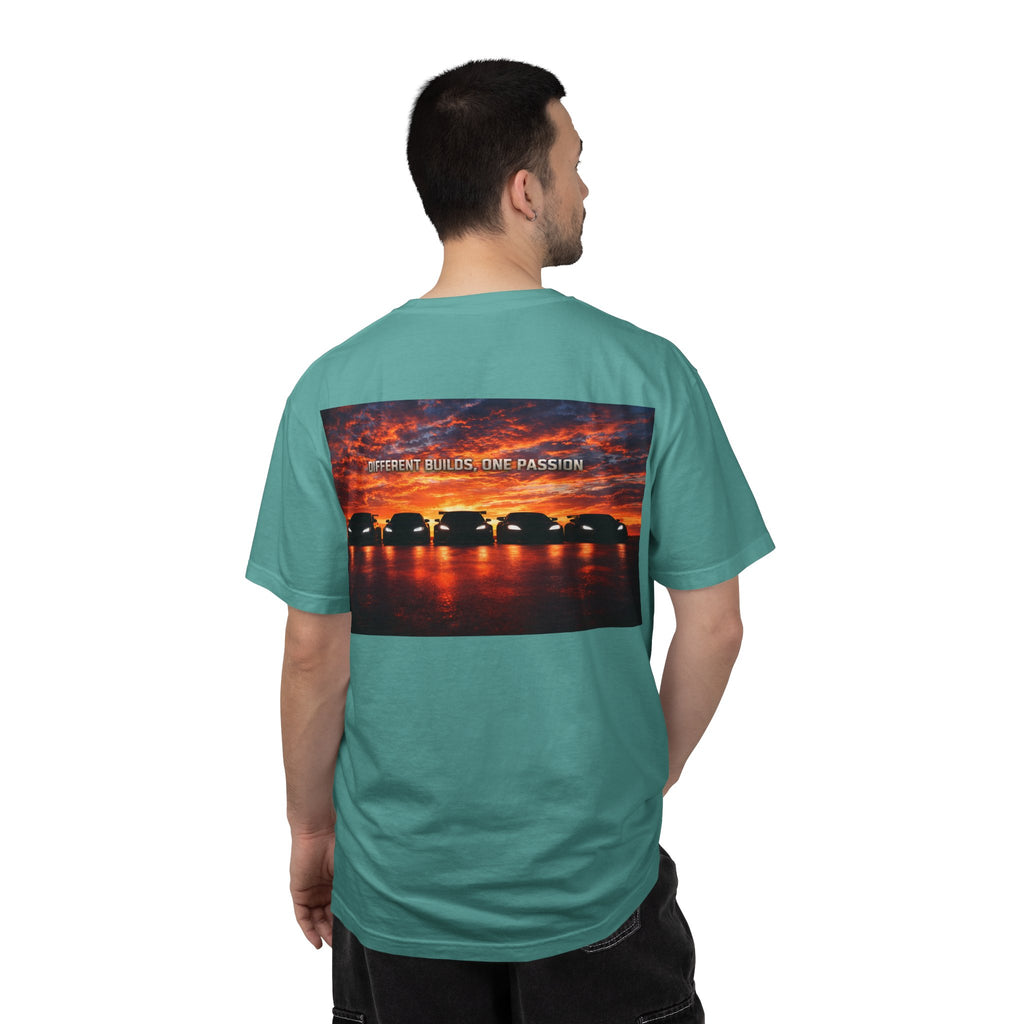 Car Enthusiast T-Shirt — "Different Builds, One Passion" JDM Tuning Tee