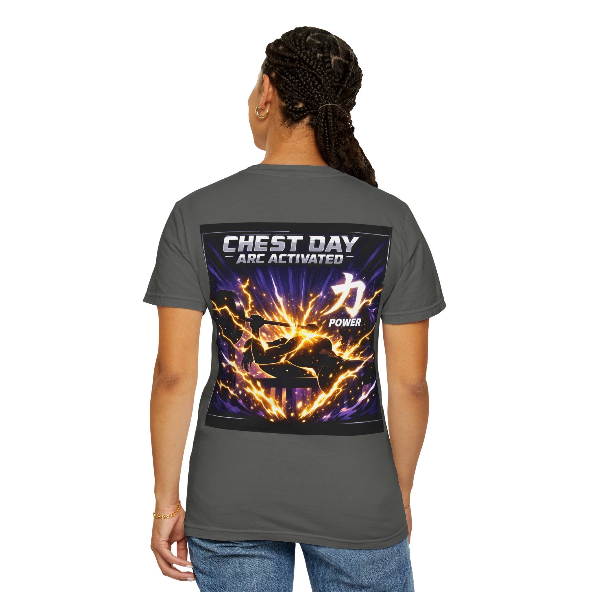 Chest Day Arc Activated Women’s Barbell Power T-Shirt